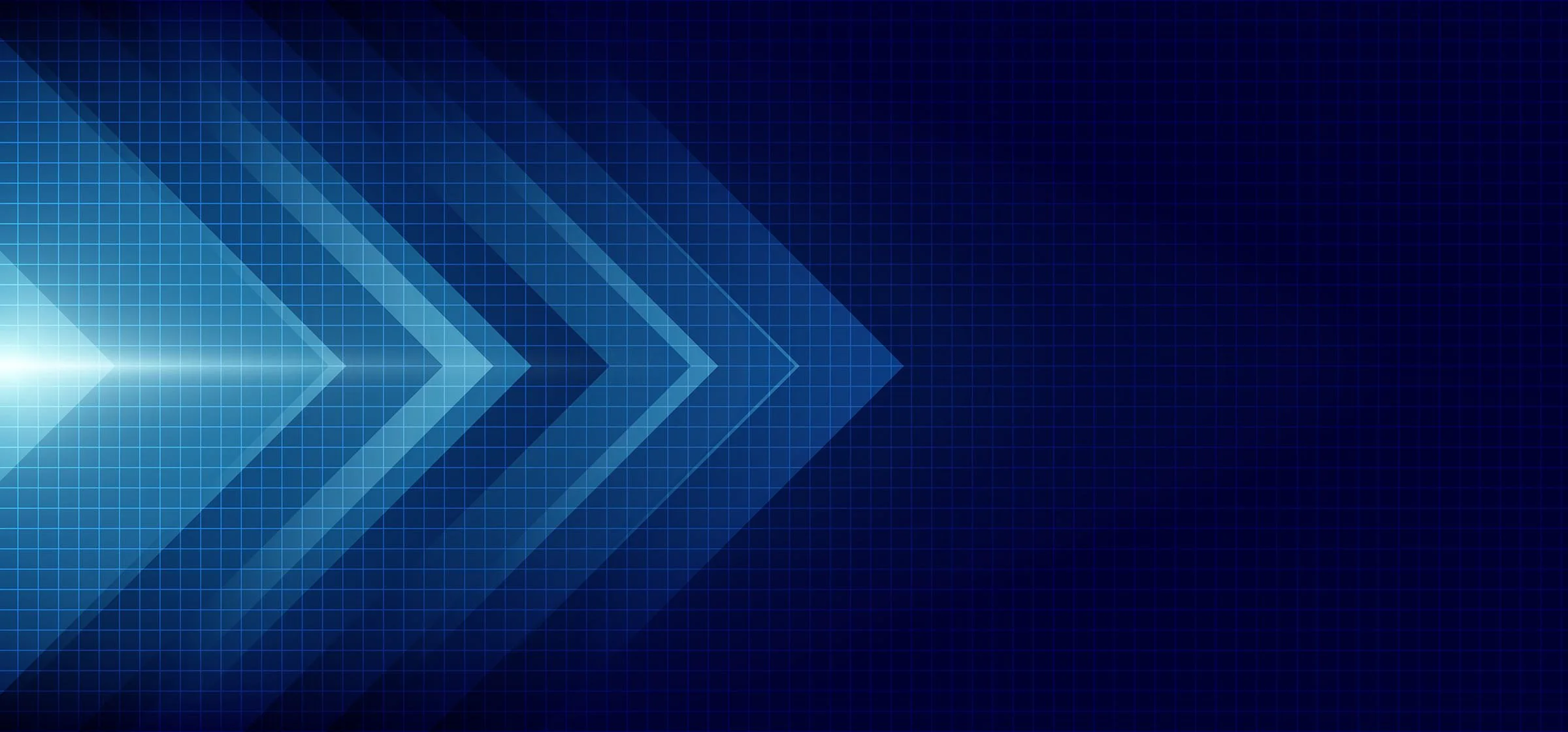 Gráfico digital con fondo azul oscuro y patrón de cuadrícula, donde flechas luminosas apuntan hacia la derecha, simbolizando avance, dirección y el compromiso de un bufete de abogados en Puerto Rico que defiende a víctimas de accidentes y caídas.