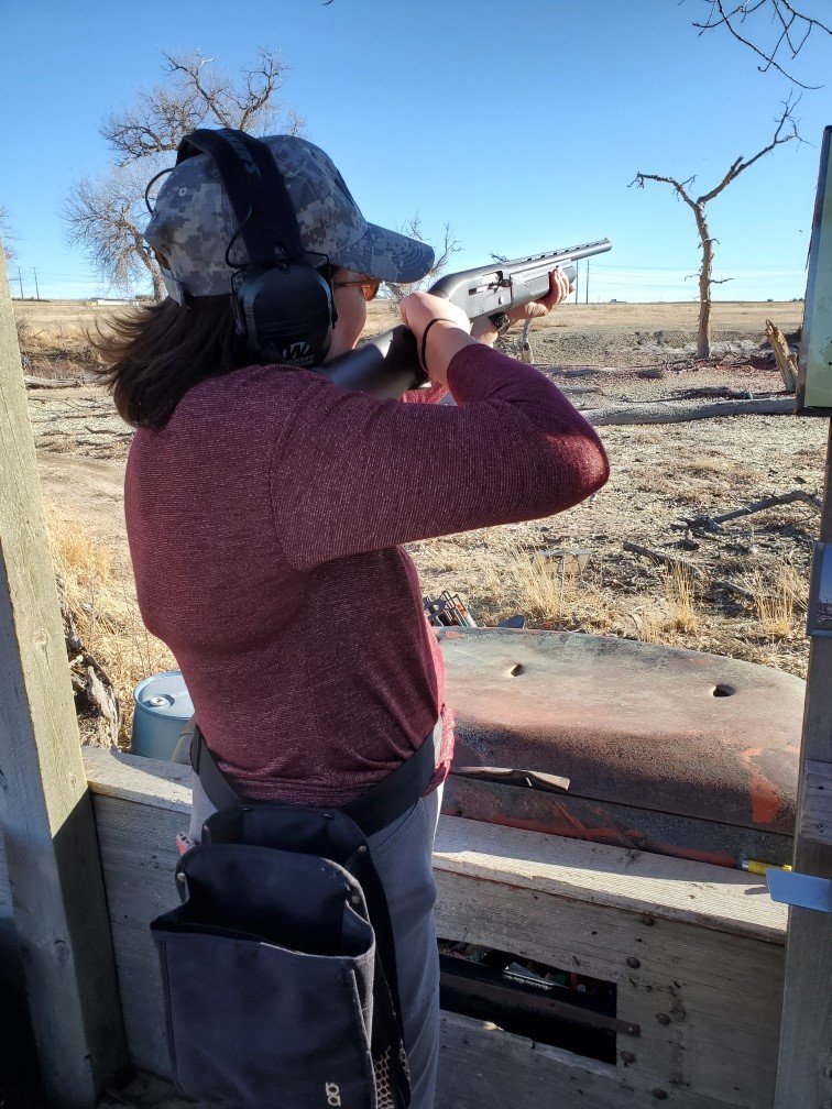 Shooting sporting clays at Kiowa Creek