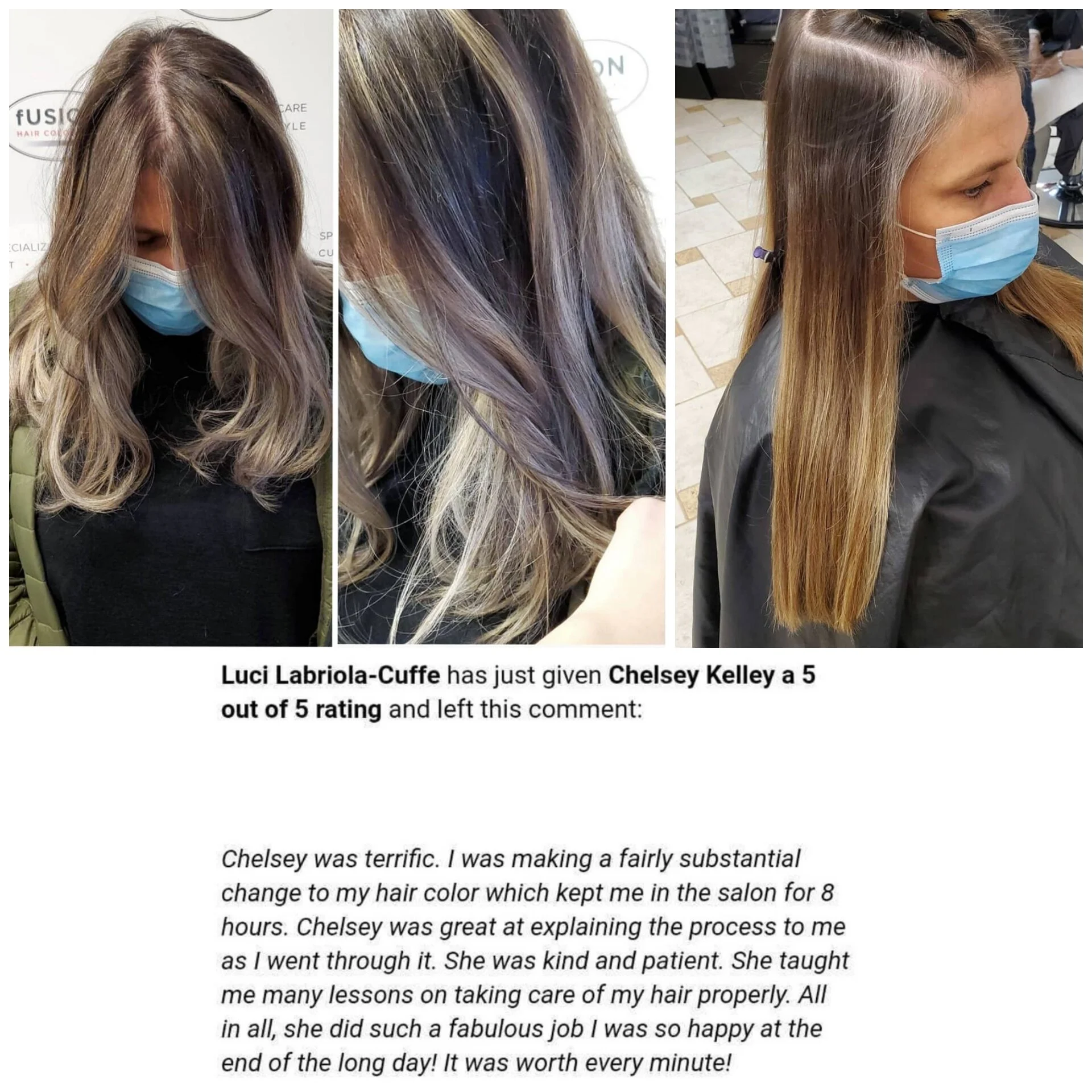 fUSION HAIR COLOR BAR