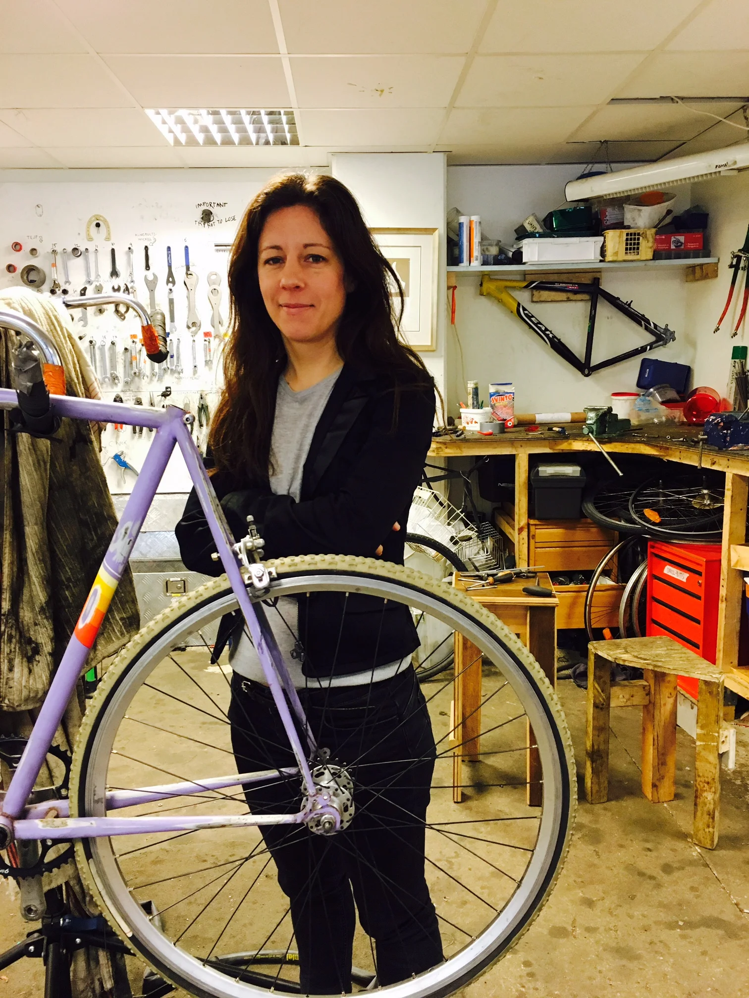 In the bike kitchen.