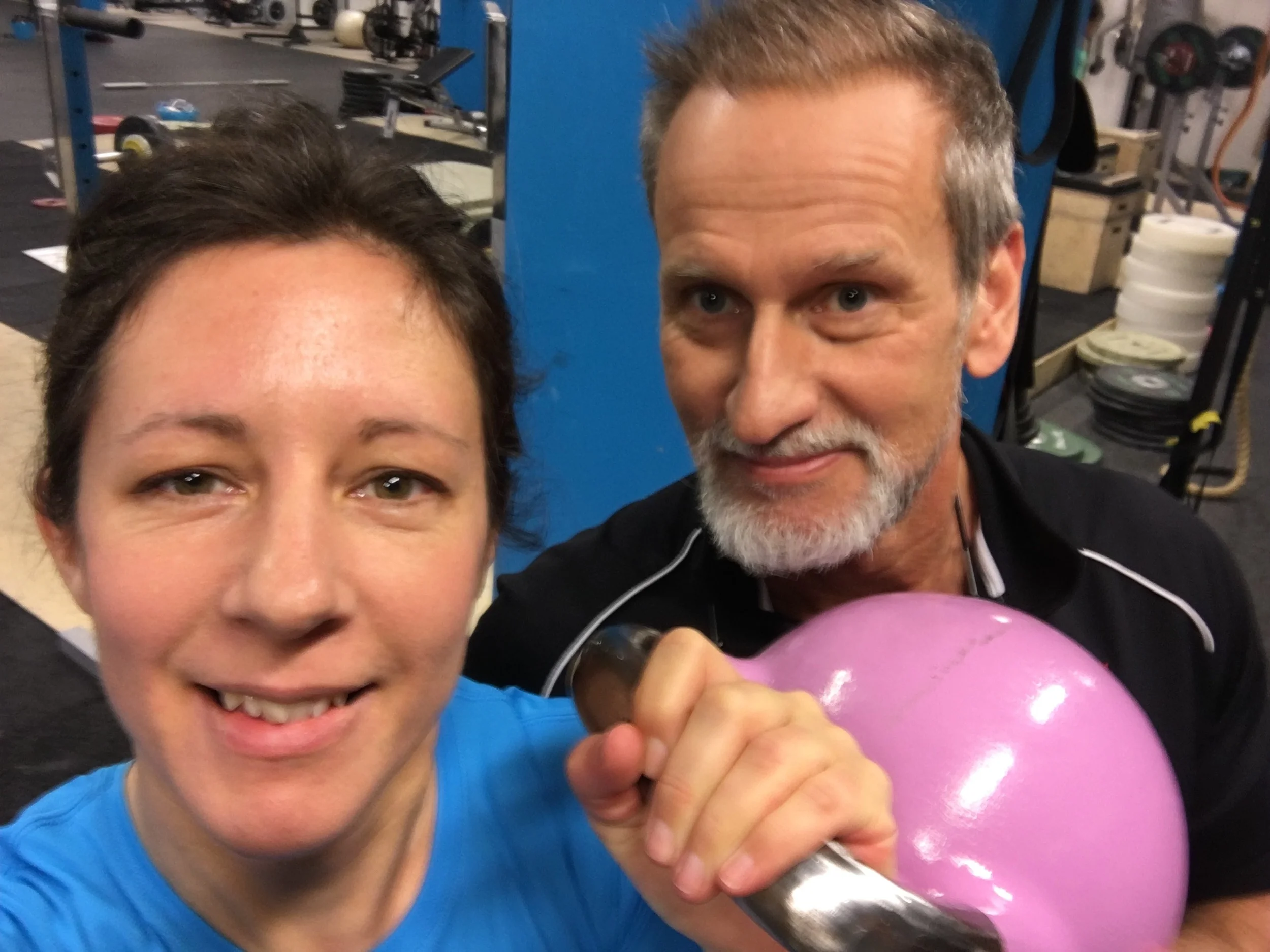 With Fredrik Andersson, who introduced TRX in Sweden.
