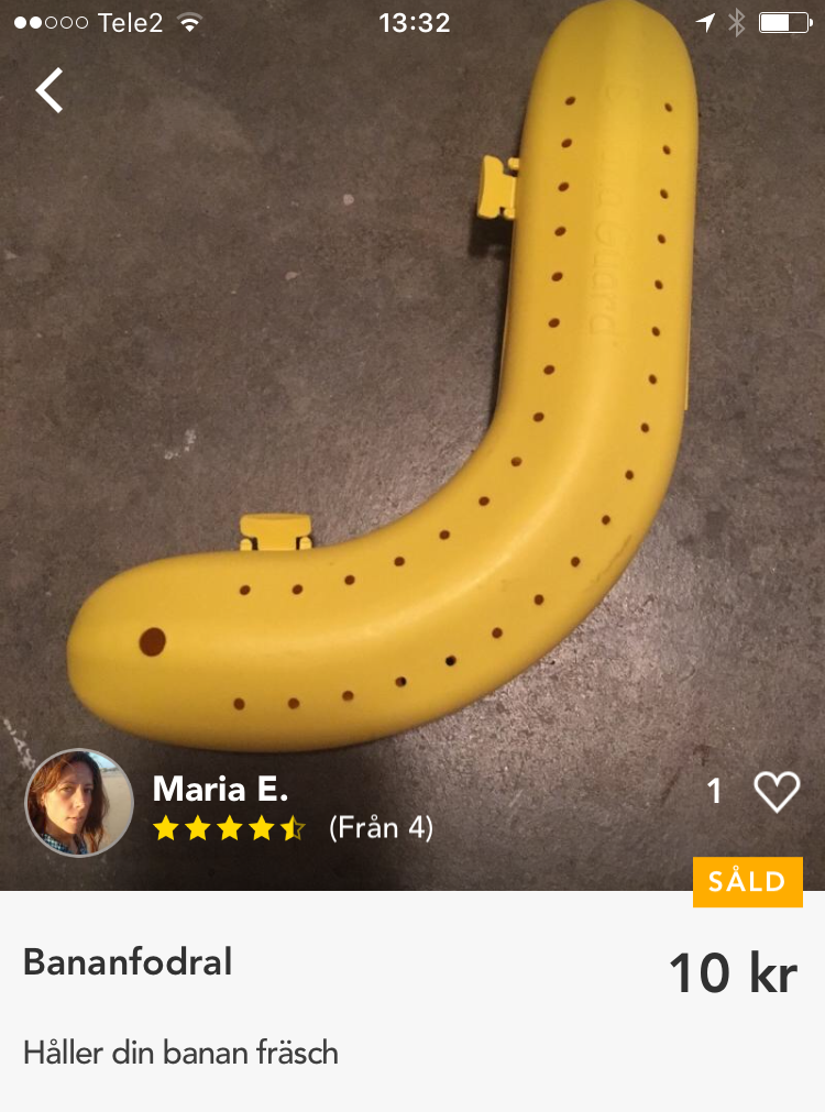 Day 262: Banana guard sold - ka-ching!