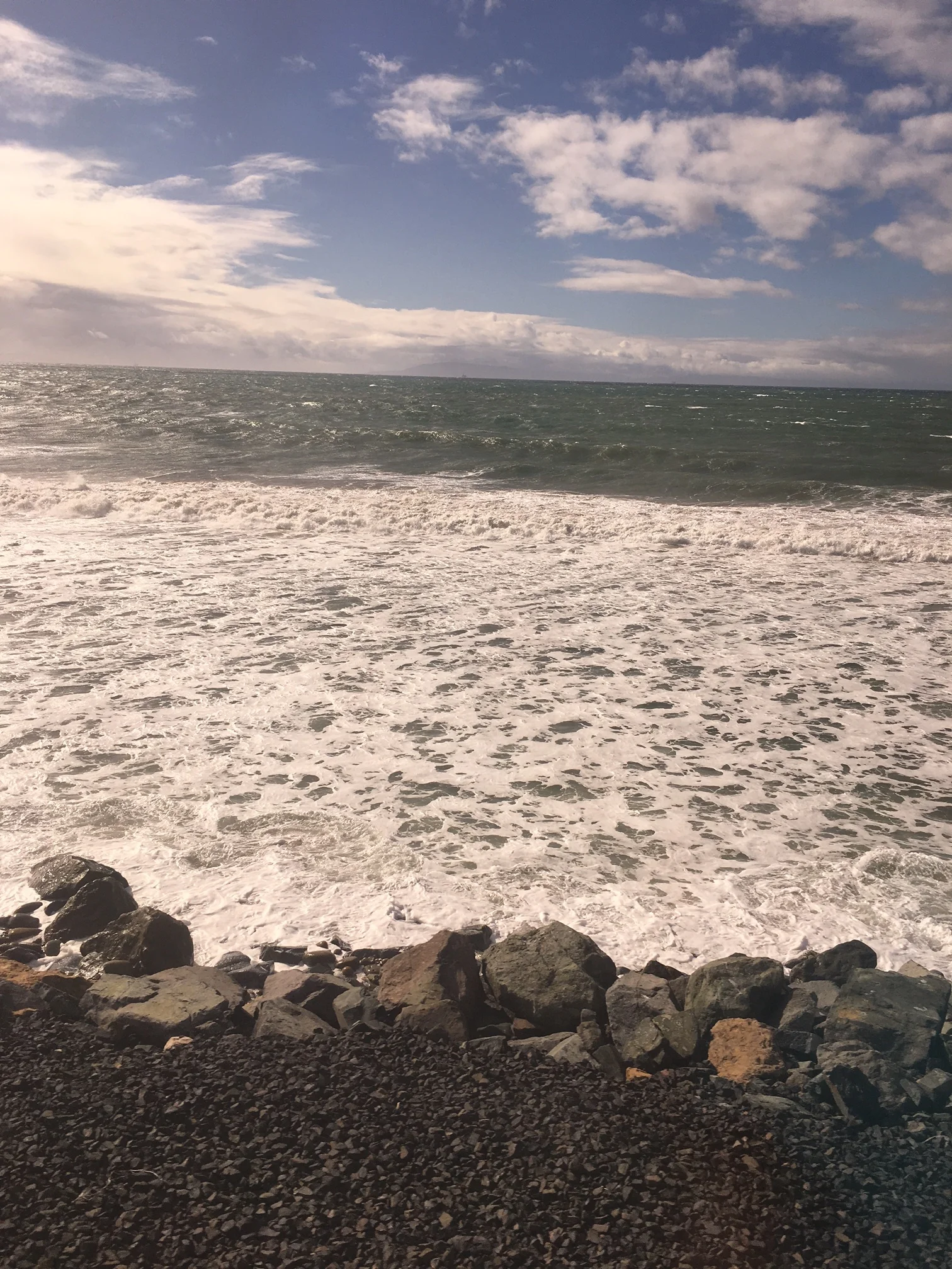 View from the train window.