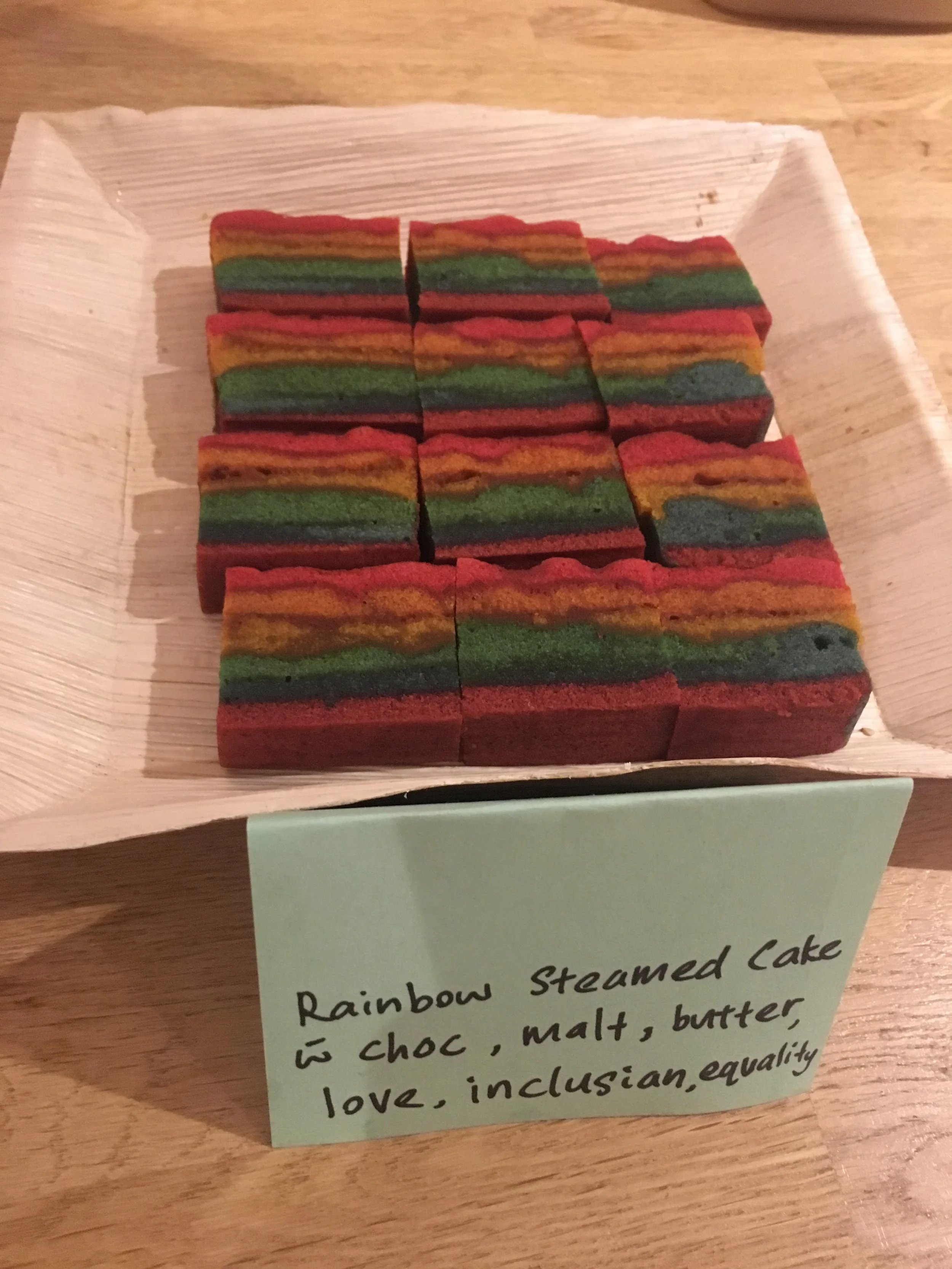 Love, inclusion and equality in a cake.