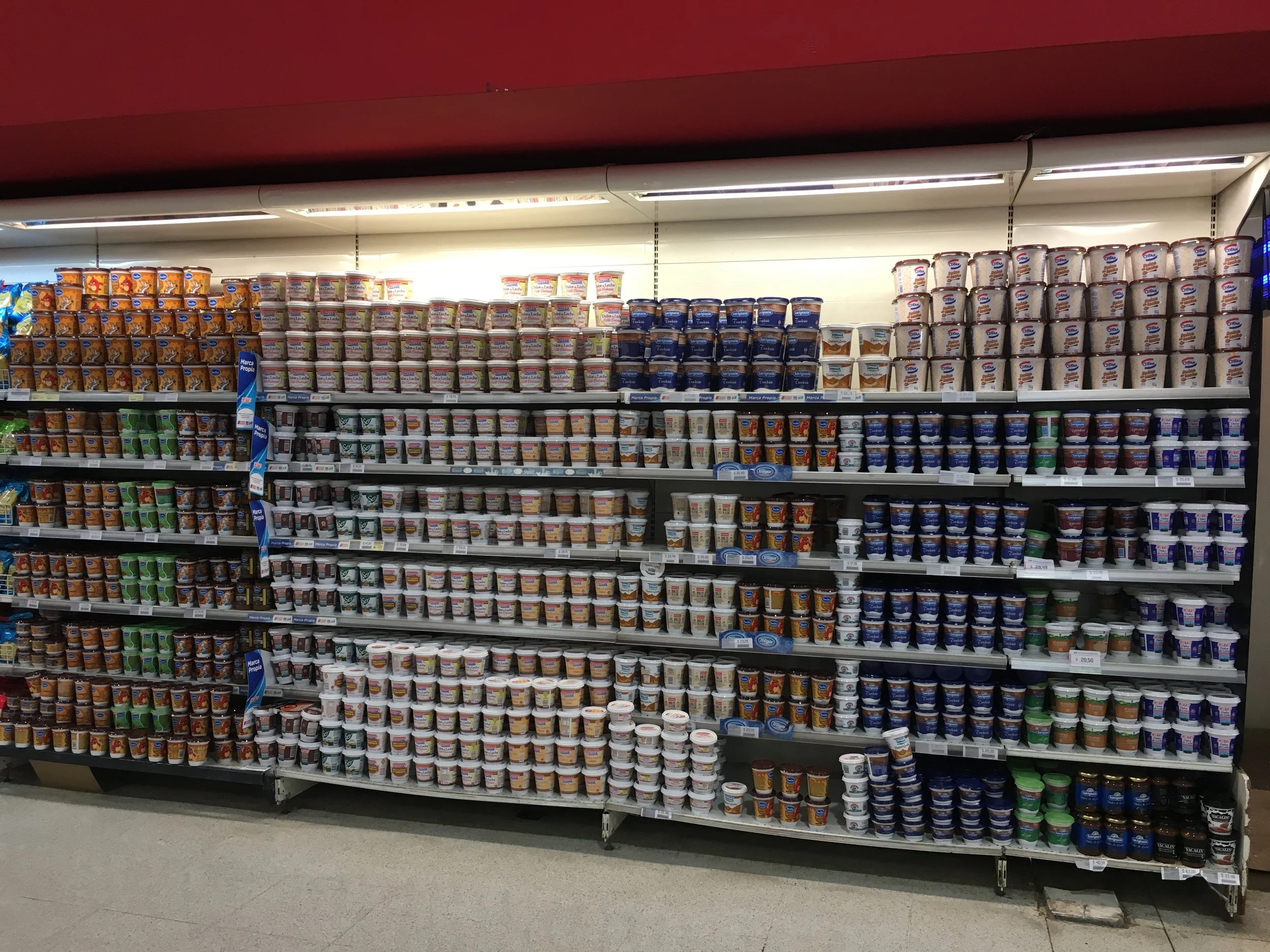 Another popular product - dulce de leche