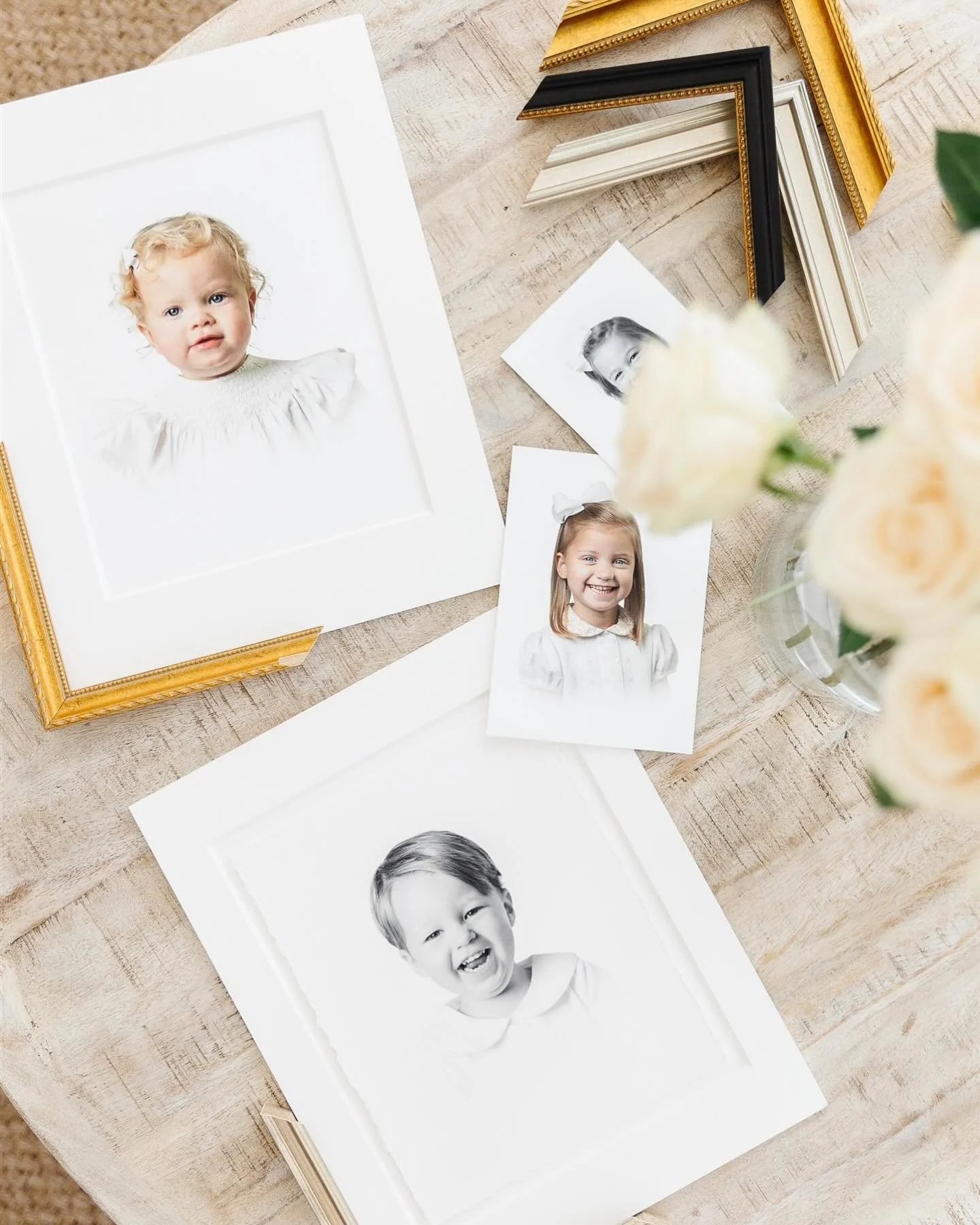 I had two clients this past week I squeezed in for heirlooms and handed off framed portraits to three other families. Both of the clients I squeezed in told me they had these special heirloom portraits of themselves or of their husband growing up and