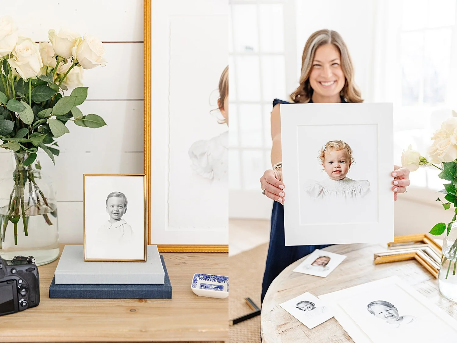 examples of heirloom vignette portraits
