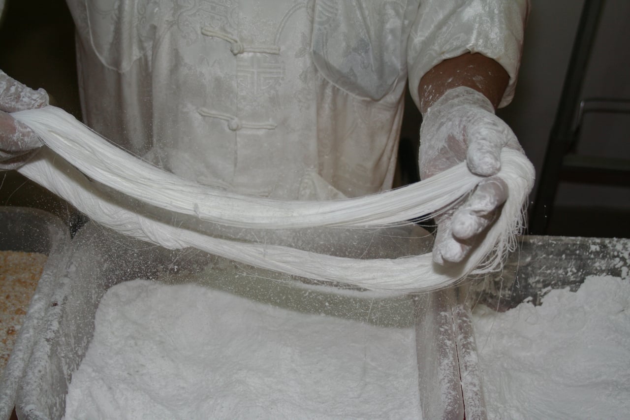 Traditional Chinese candy, the Dragon's Whisker Candy will be featured in one of the food booths.