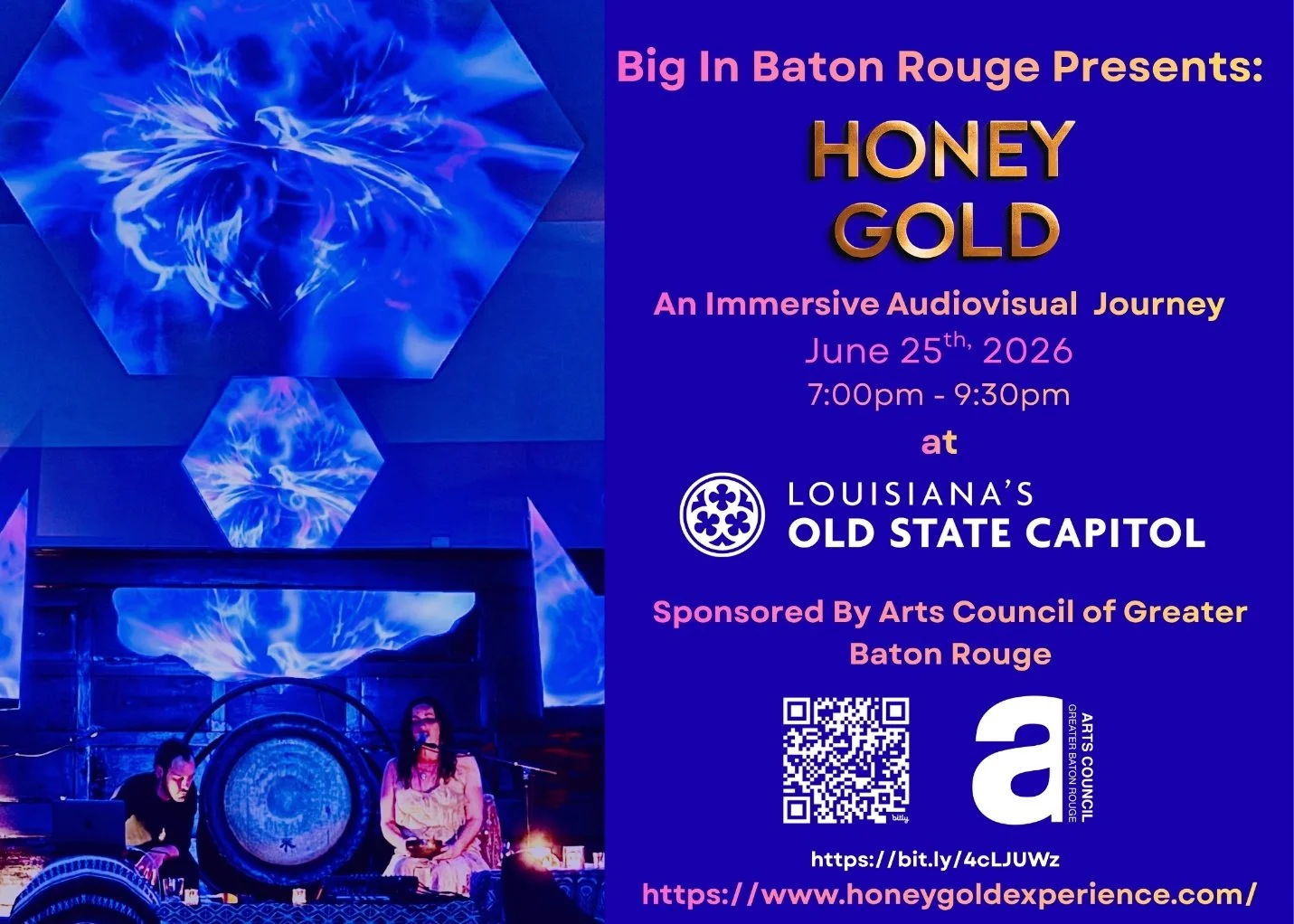 Honey Gold Brings Immersive Audio/Visual Experience To Baton Rouge And San Francisco In Late June