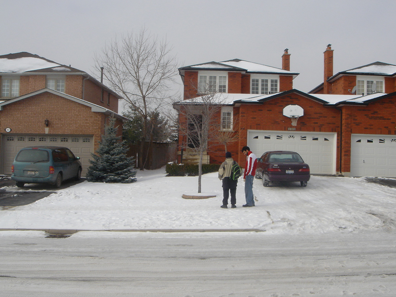  Director Yaz Rabadi and Ryan Persaud on the set of  Karim  (2007). 