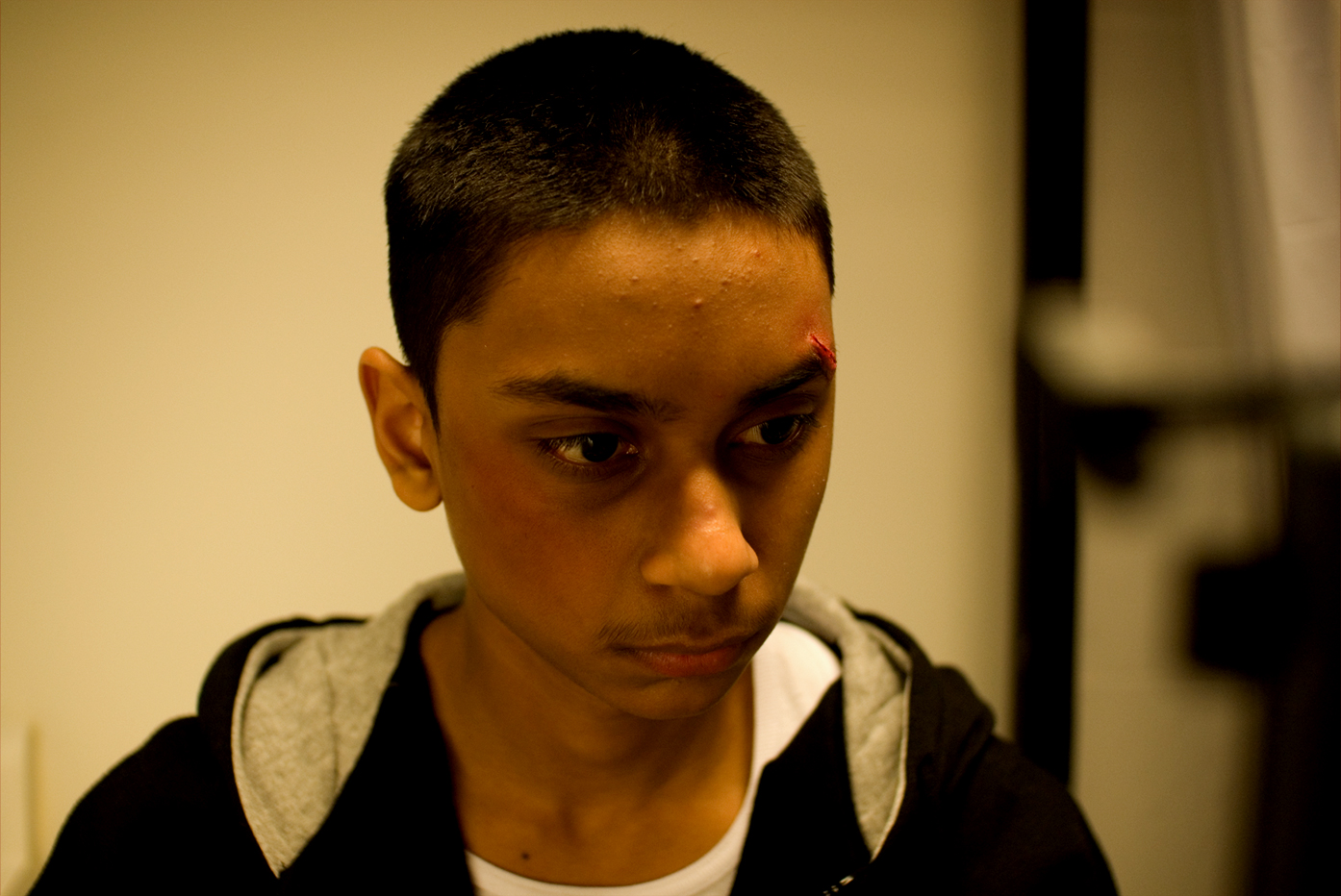  Ryan Persaud on the set of  Karim  (2007) 