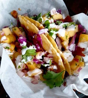 Dixie Dharma's BBQ Jackfruit Tiki Takos