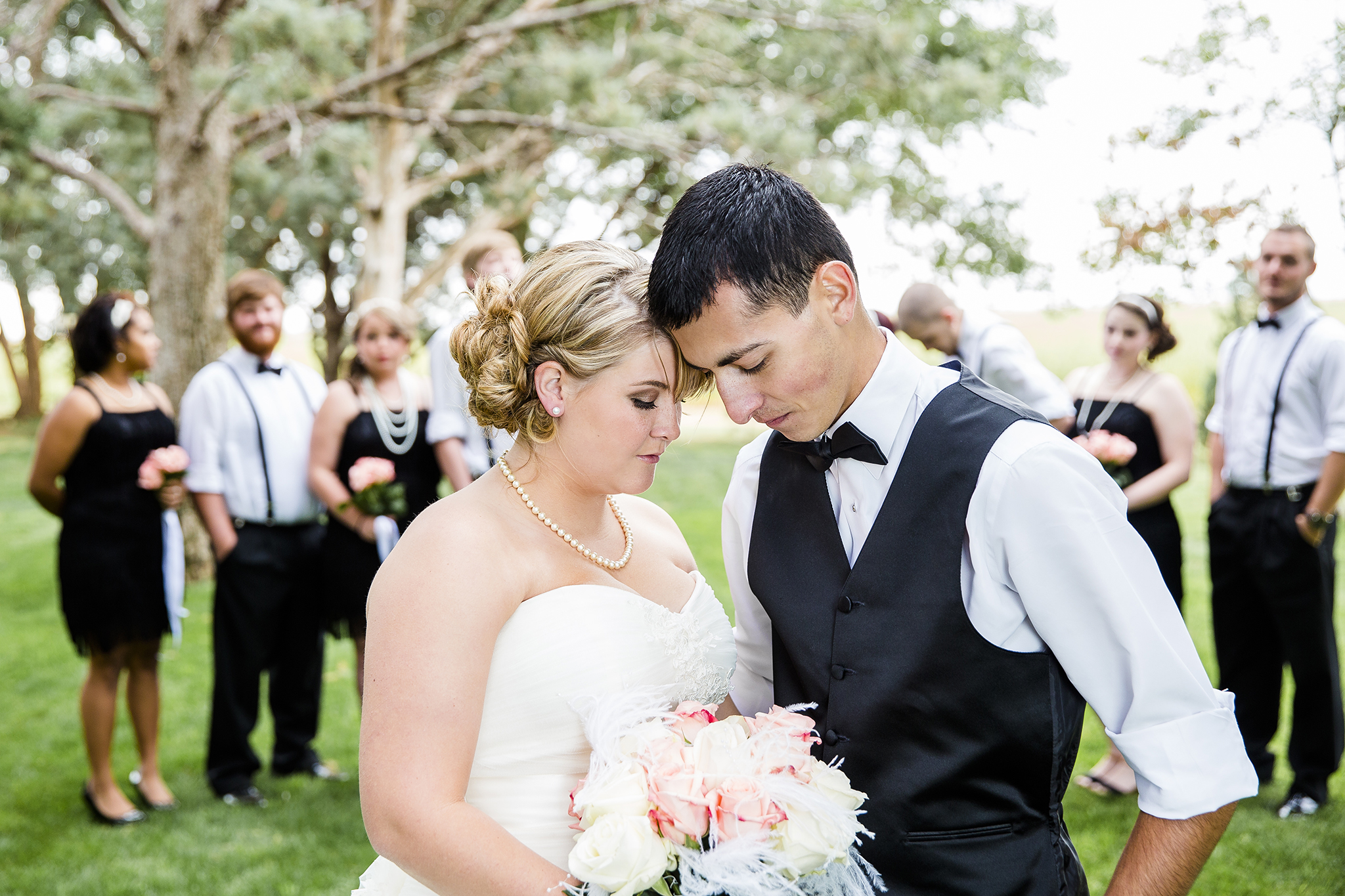 Bridal Party, Walnut Tree Weddings, Fall Weddings