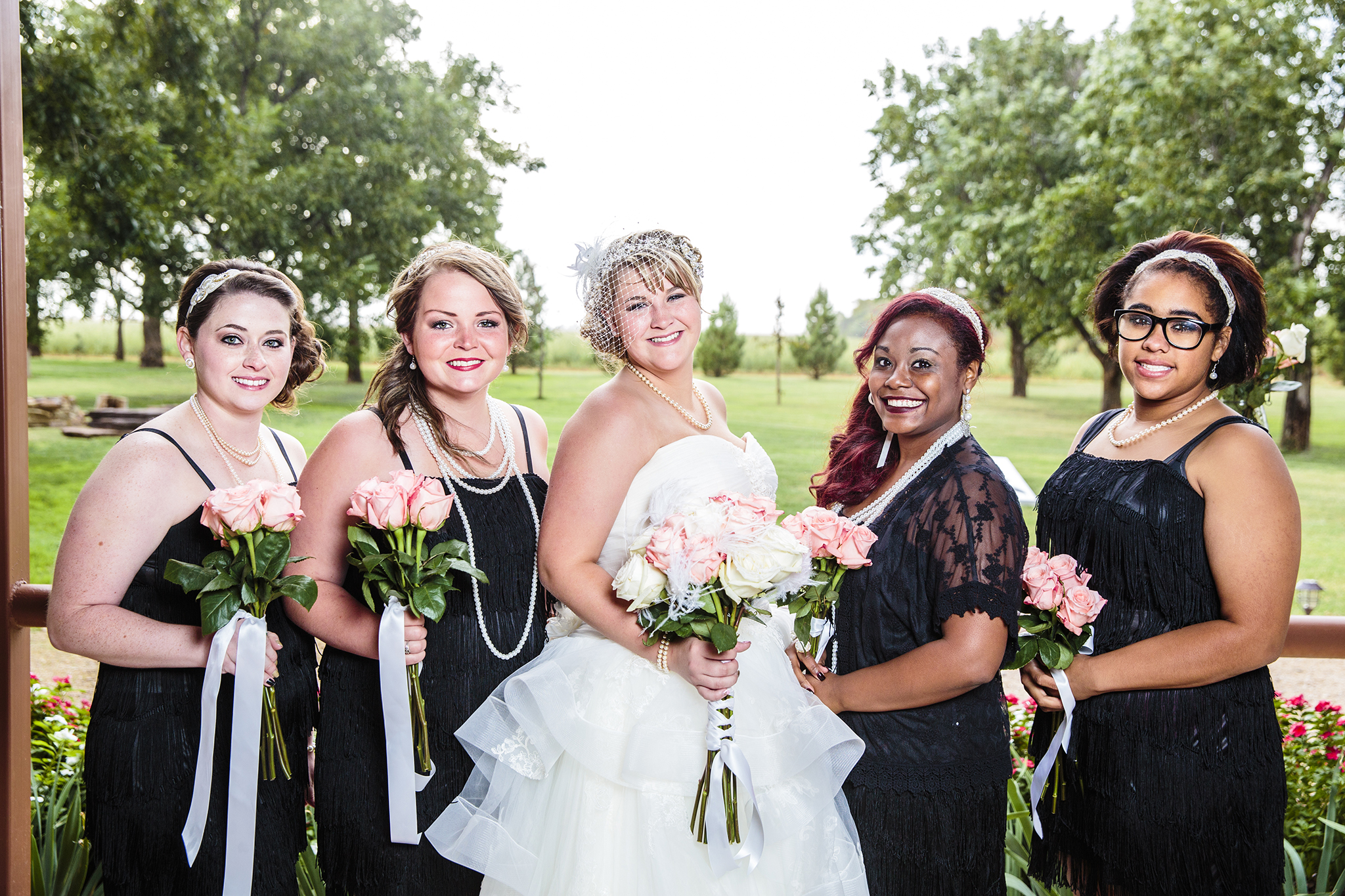 Bridal Party, Bridesmaids, Walnut Tree Weddings