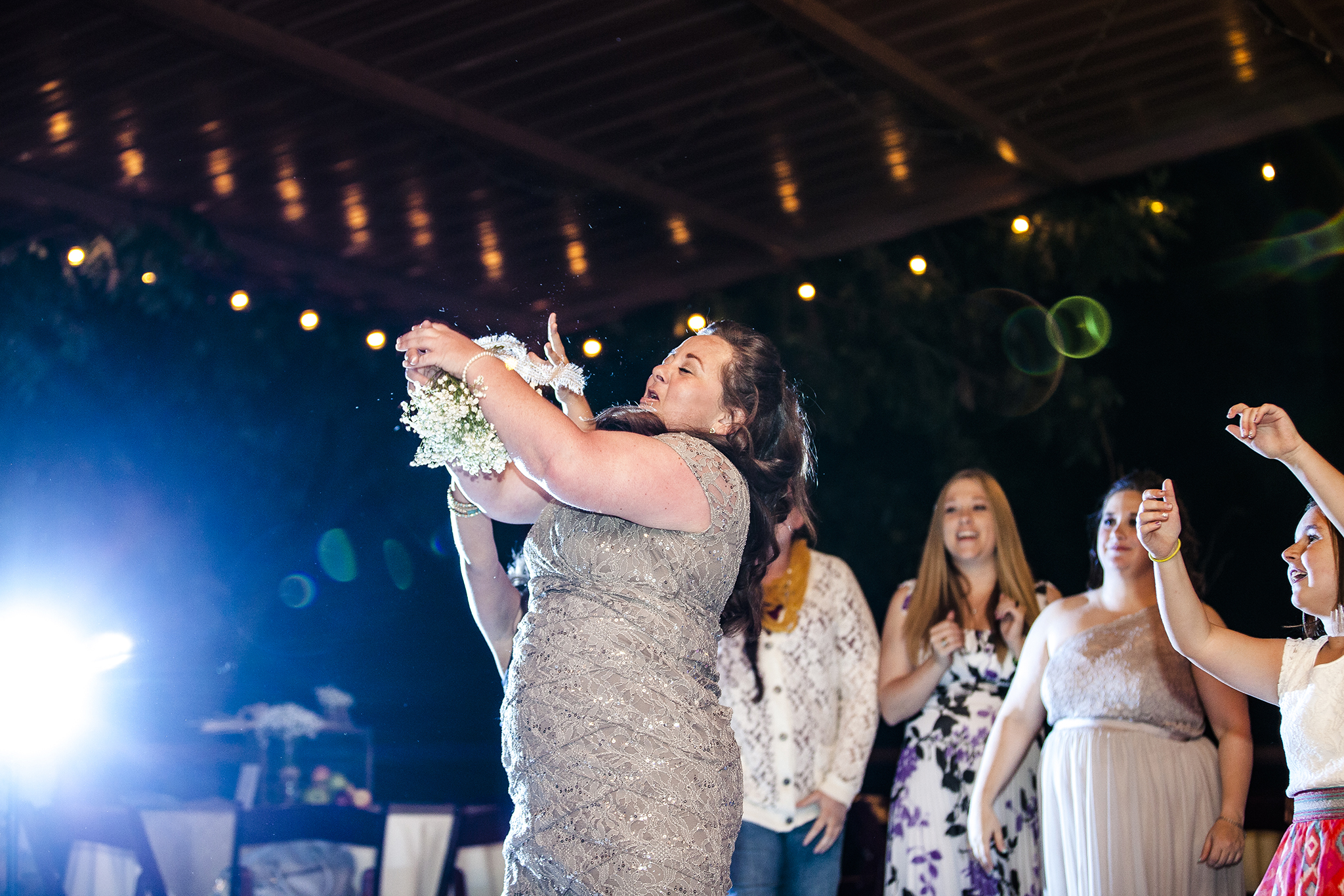 Lubbock Wedding Photography Wedding Photographer Walnut Tree Bouquet Toss Single Ladies