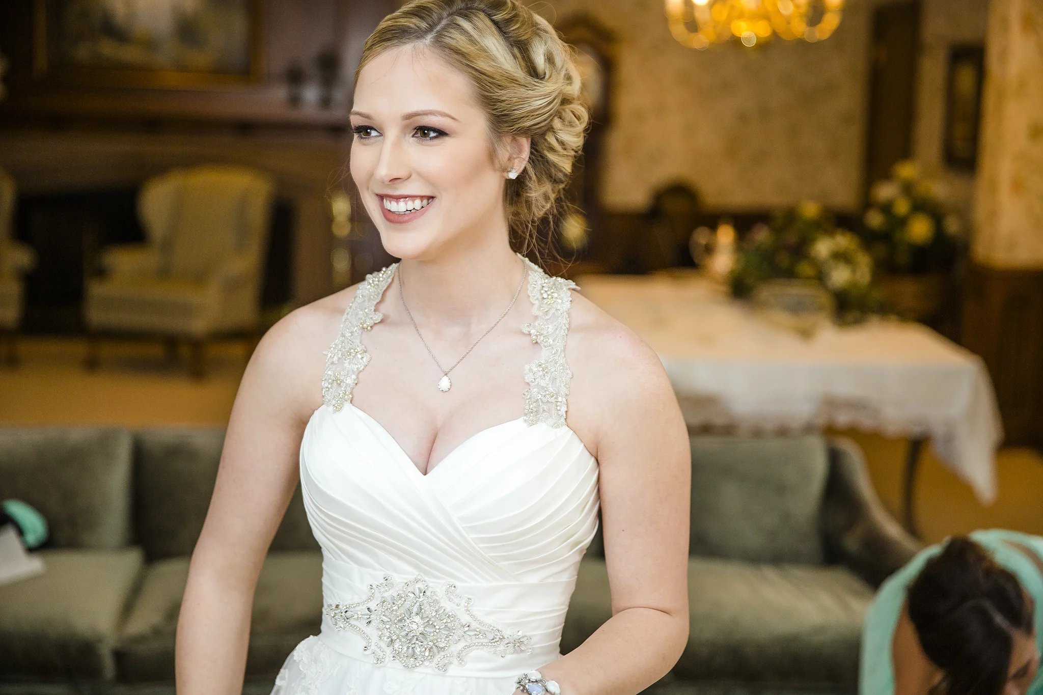 Wedding dress, wedding first look, bride