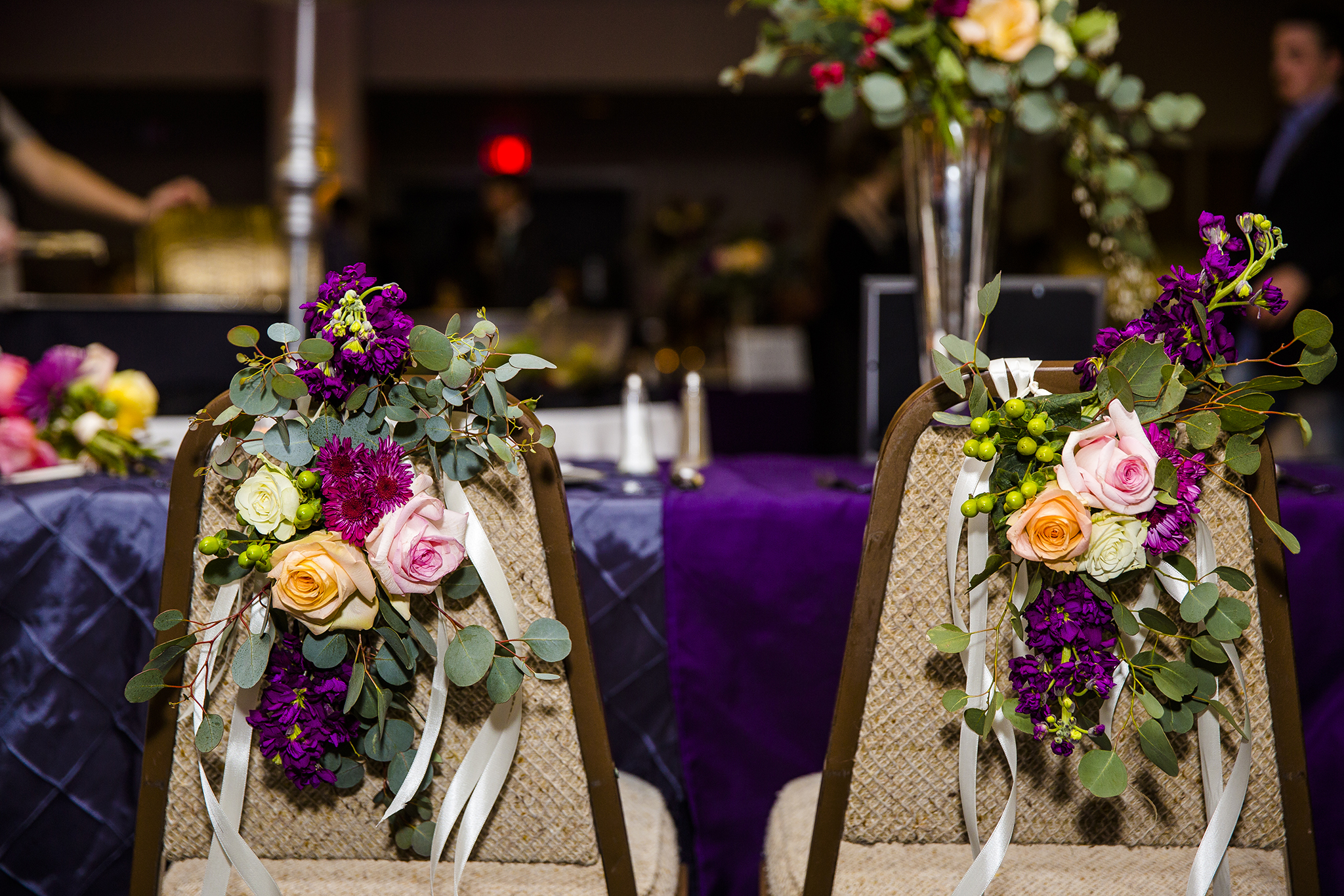 bride and groom, wedding reception, southern elegance design