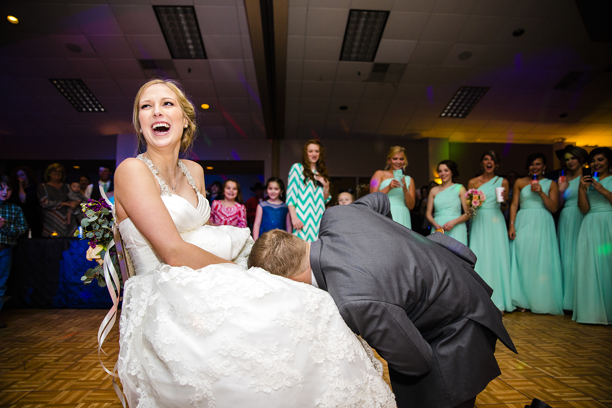 garter toss, sexy, exciting, crazy, wedding reception