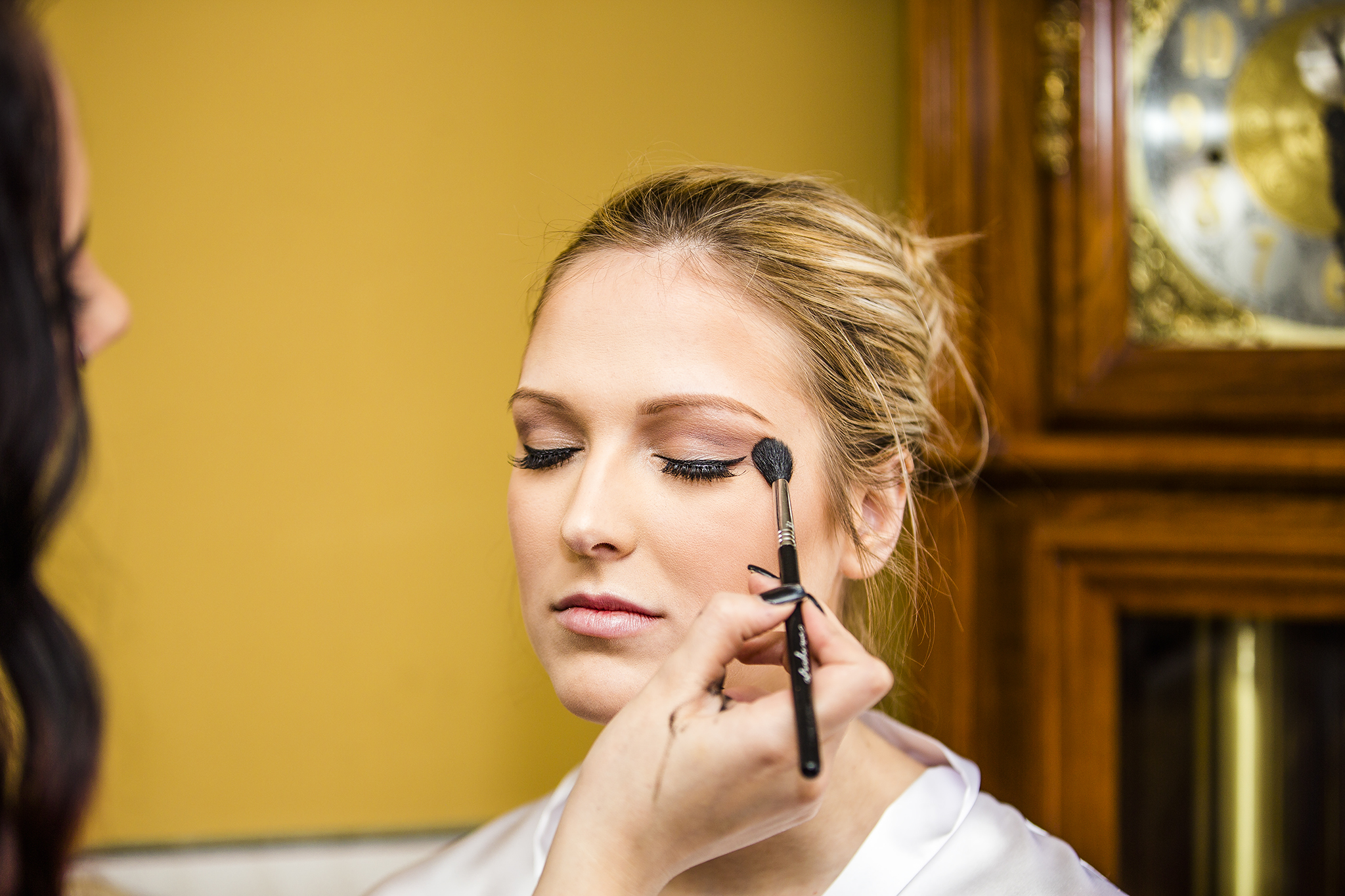 Make Up, Blush, Getting ready for wedding, Lubbock wedding