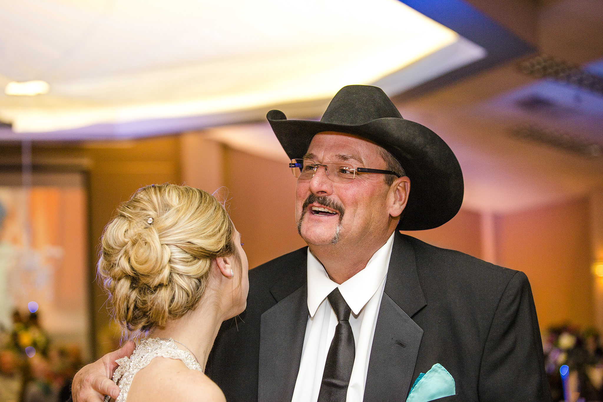 father daughter dance, wedding reception, sweet