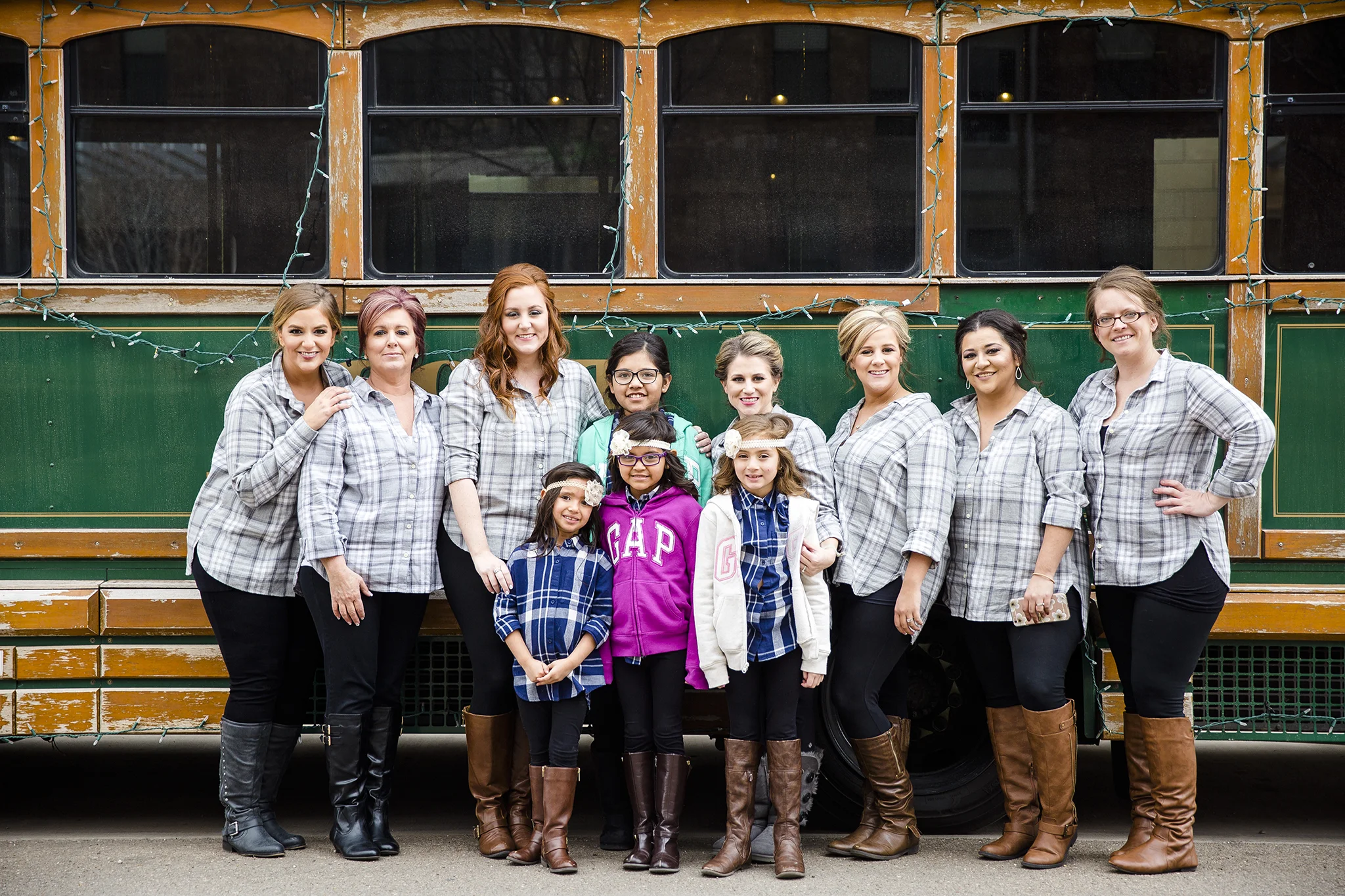 bridal party, trolly, getting ready on your wedding day