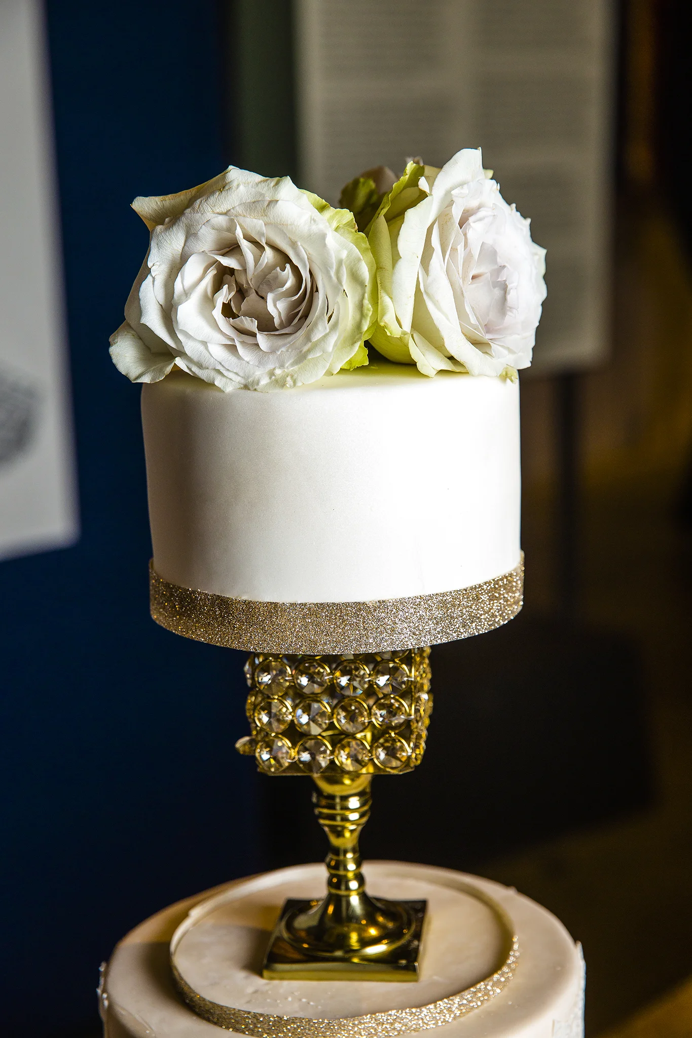 wedding cake details, elegant, wedding reception, made by the mother of the bride