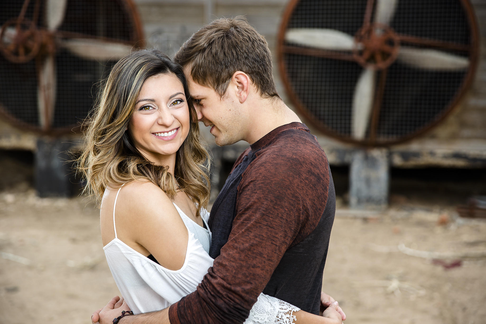 industrial, edgy, romantic, engagement photography, lubbock texas