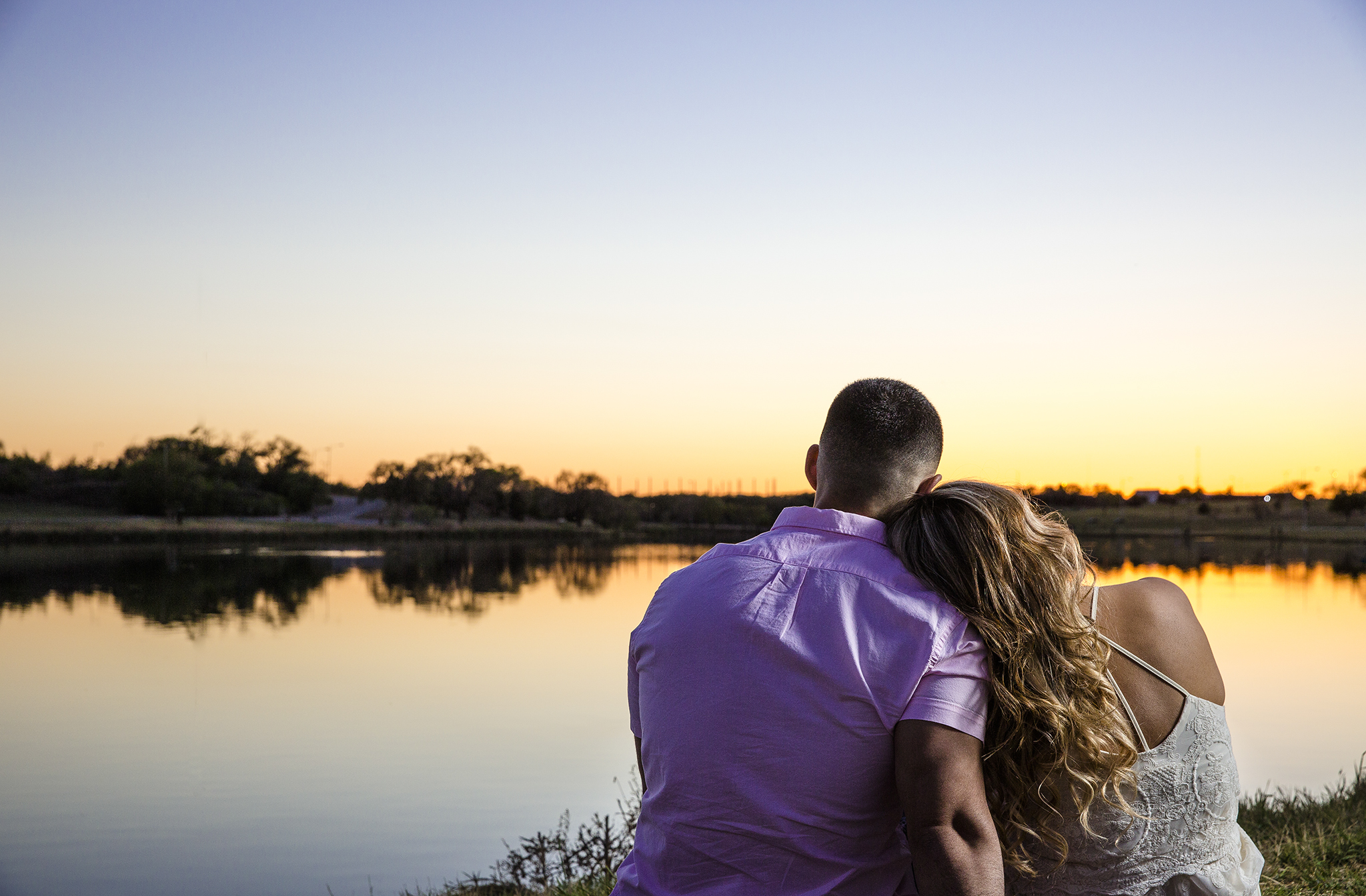 lubbock texas, west texas sunset, engagement photography