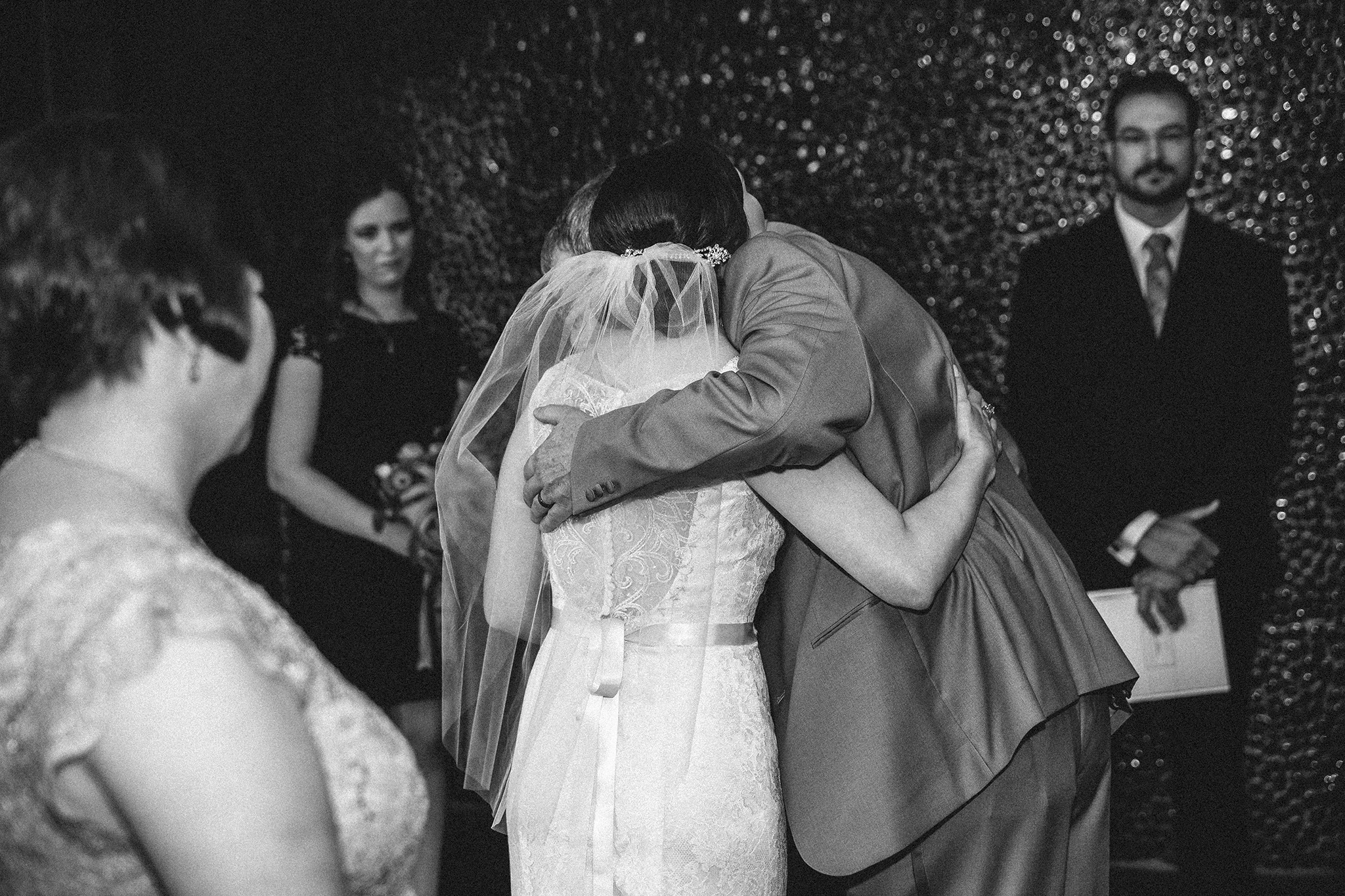 Giving the bride away