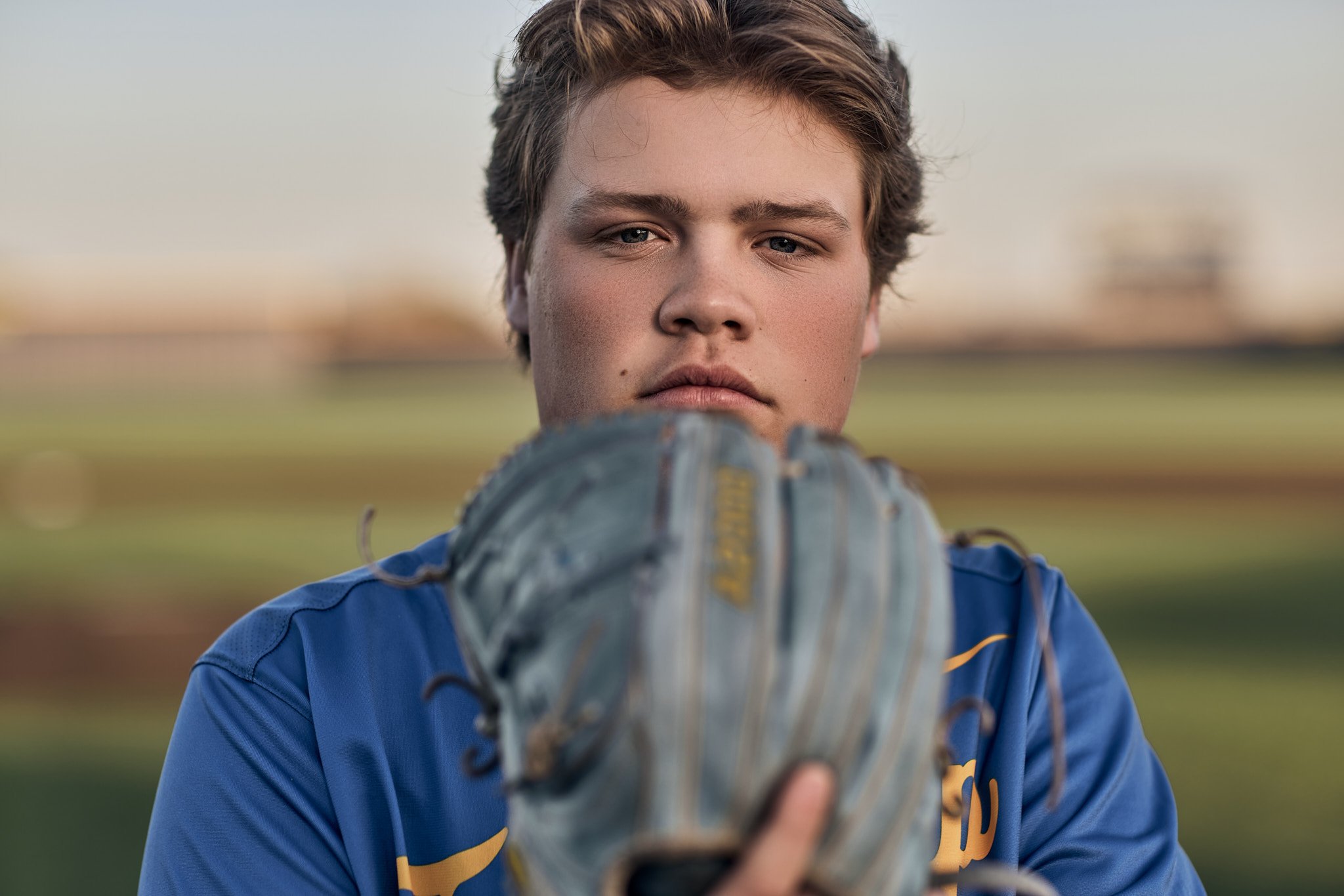 lubbock senior baseball player pitching