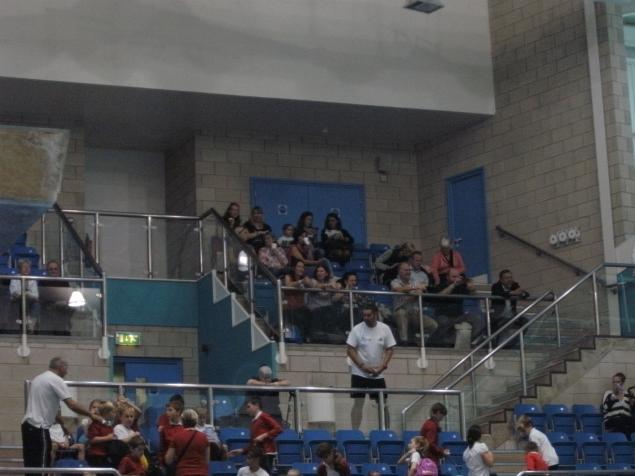  Our supporters were poolside, cheering us on! Many Thanks to the mums and dads. 