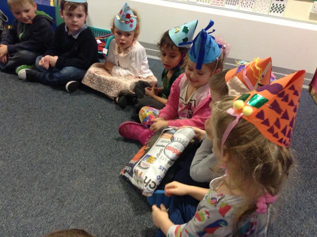  On Friday afternoon we had a birthday party for Dudley. We had party games, party food and gave Dudley a present - a bone! 