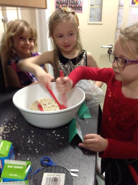  We made reindeer dust. 