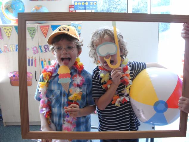  Our summer photo booth. 