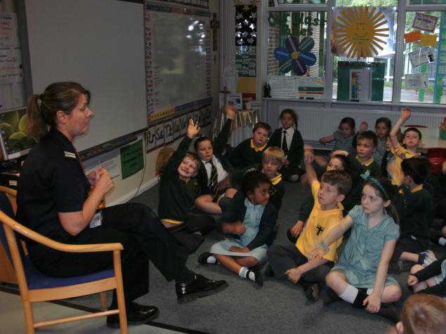  We have also been learning about the Great Fire of London and this week the Fire Brigade visited. They talked &nbsp;to us about fire saftey and we made fire safety posters . We also learned about fire and made our own fire extinguishers. What a busy