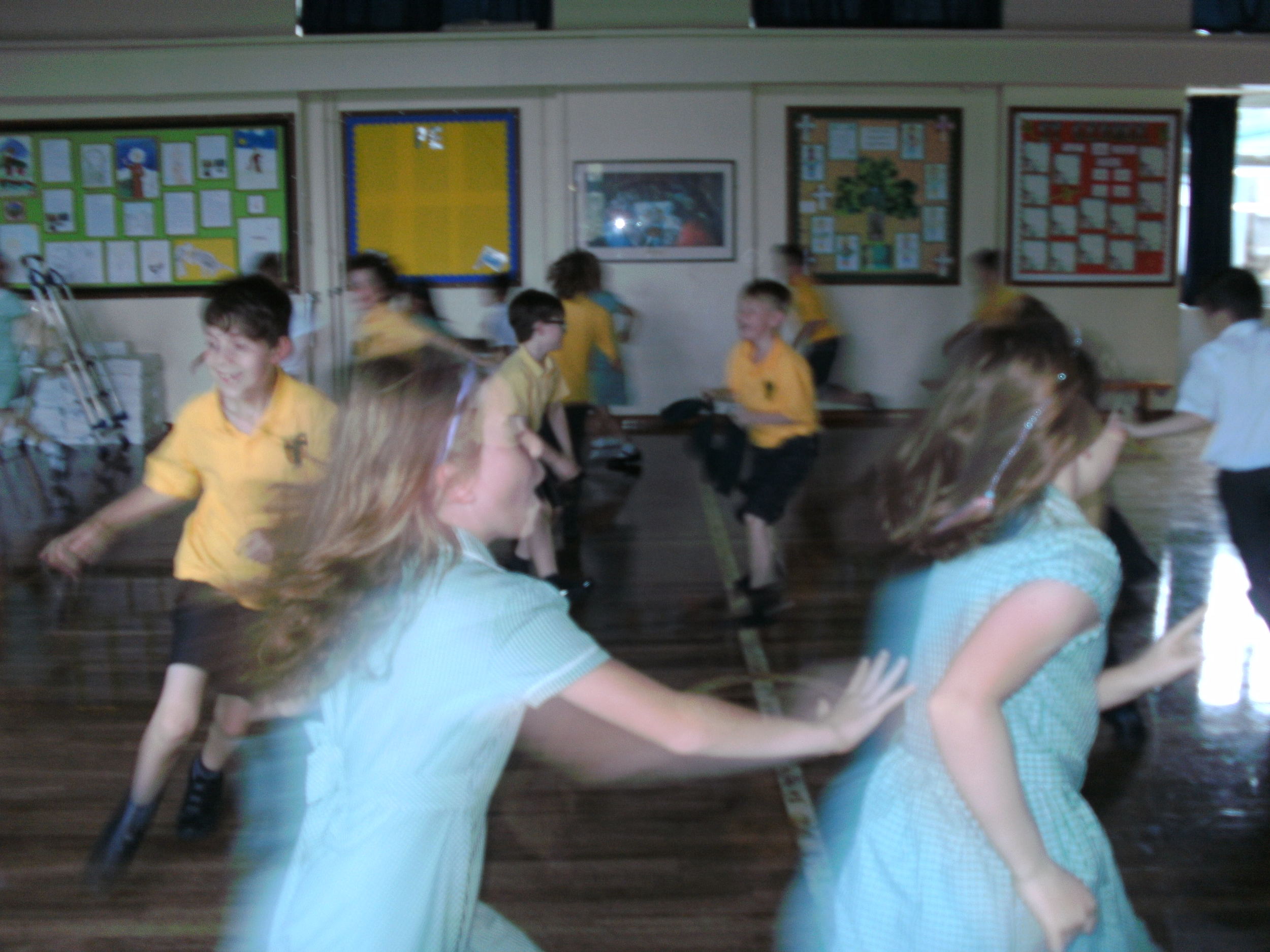  Pretending to be Gas particles was most fun. We could move quickly with lots of energy and fill the whole space ! 