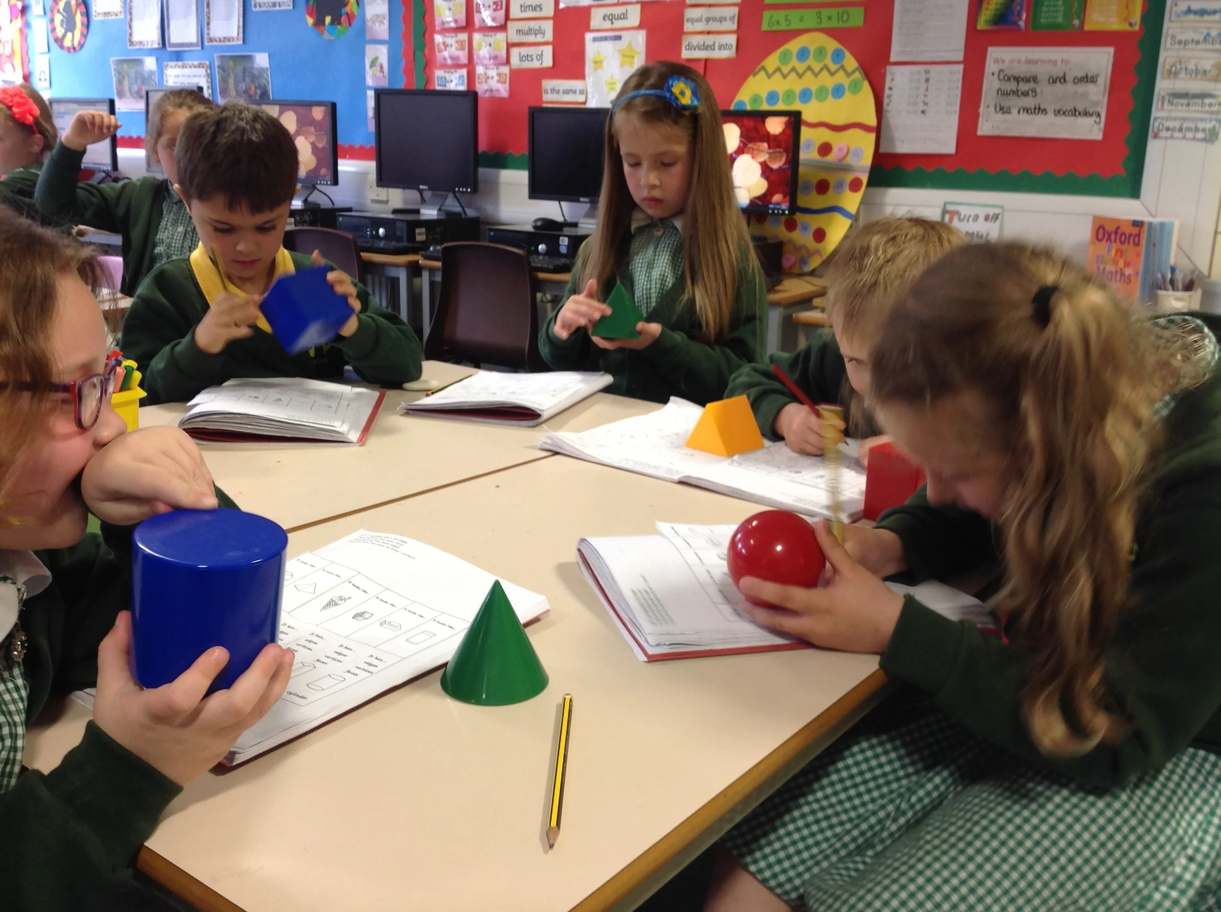 H.ere we are working out the properties of 3D shapes