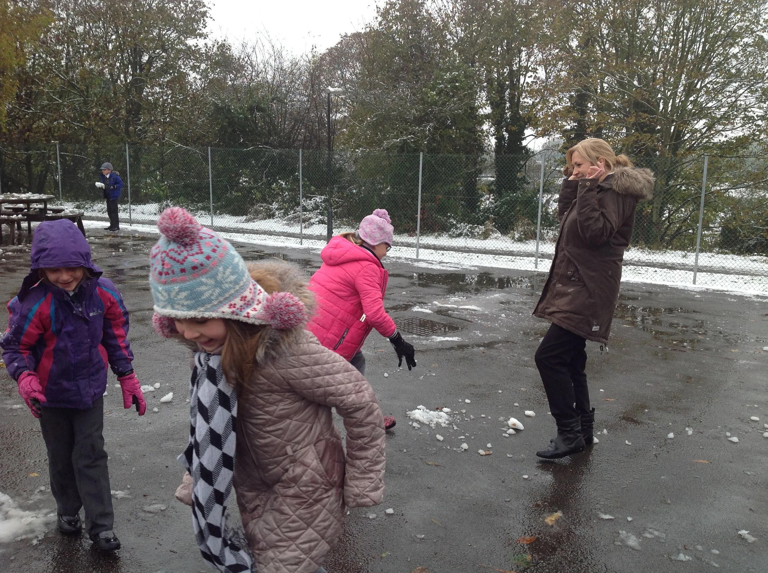 Poor Mrs Walsh mid-ambush!