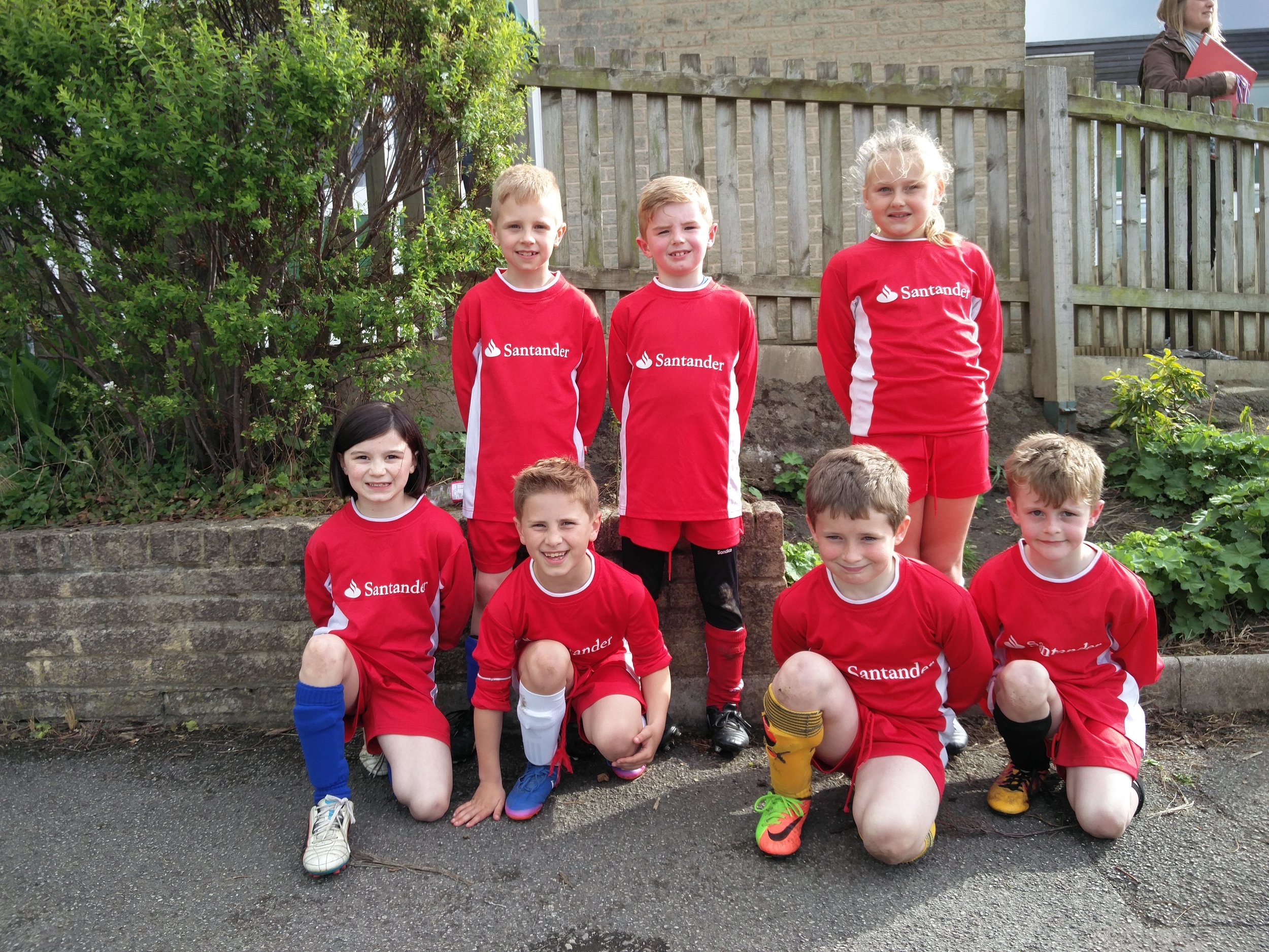 We went to a Football Festival at Pool C of E Primary School and had a great time.