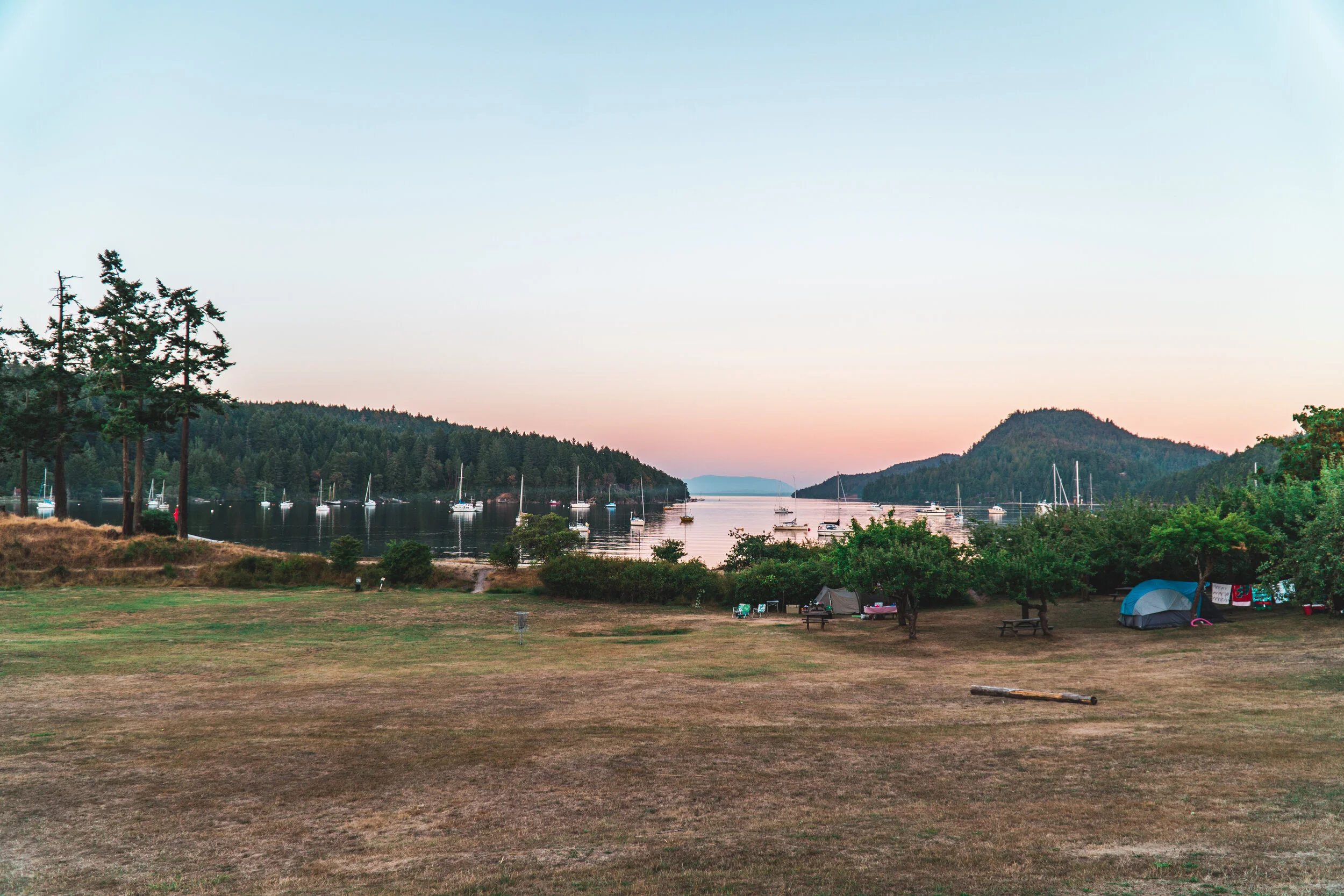 Camping on Pender Island BC Camping Reservations Port Browning Marina