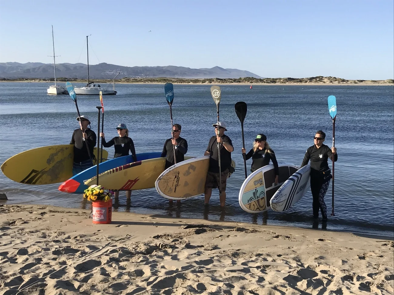 2018 Monster & Sea "24"Team Morro Bay - (L to R) Stanley Craig, Sandi Twist, Ken Twist, Teddy Borja, Michele Mechling, Eileen Small.