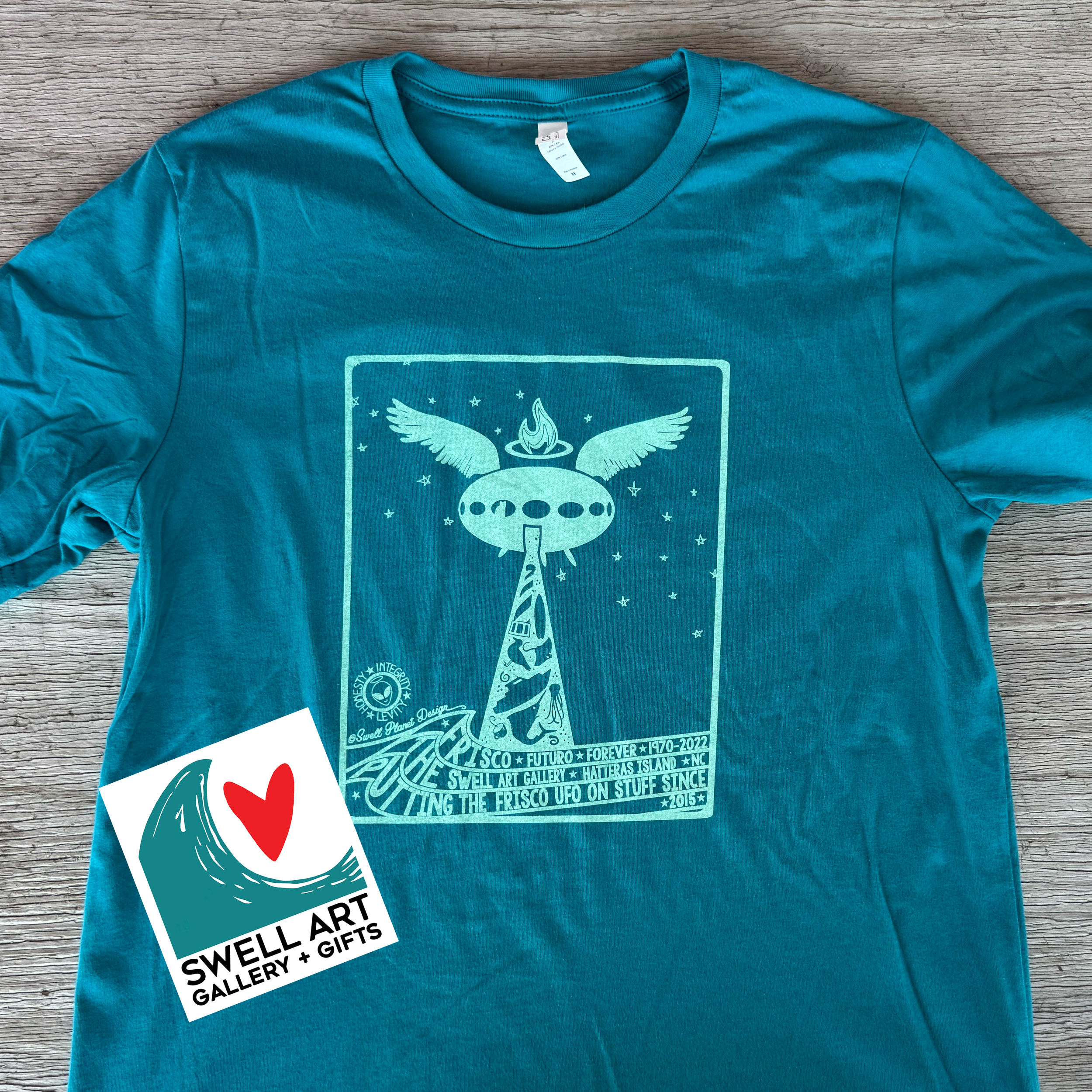 Generation 2 Frisco Spaceship Tee (Mint Green on Marine)