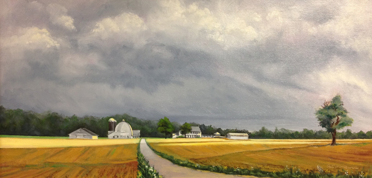 "Spring Storm Over Sunny Lane Farm"