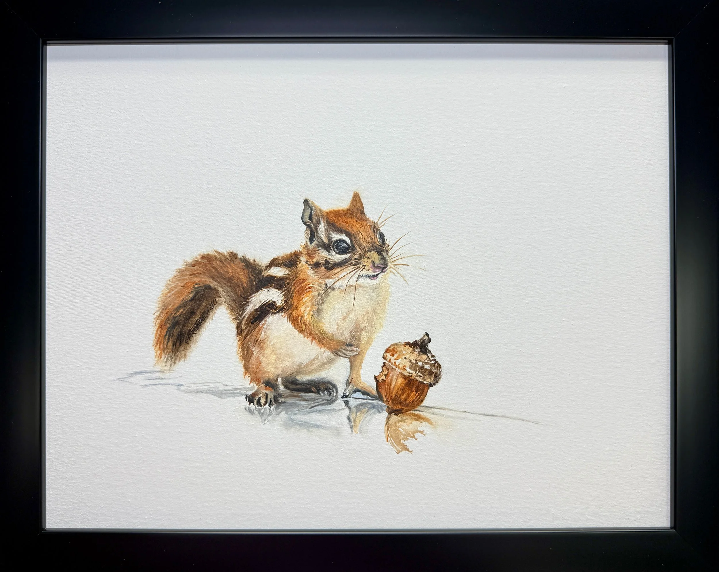 Proniewski_Pat_Backyard Buddies Chipper_11x14Oil_Small Works 2026 AOY.jpeg