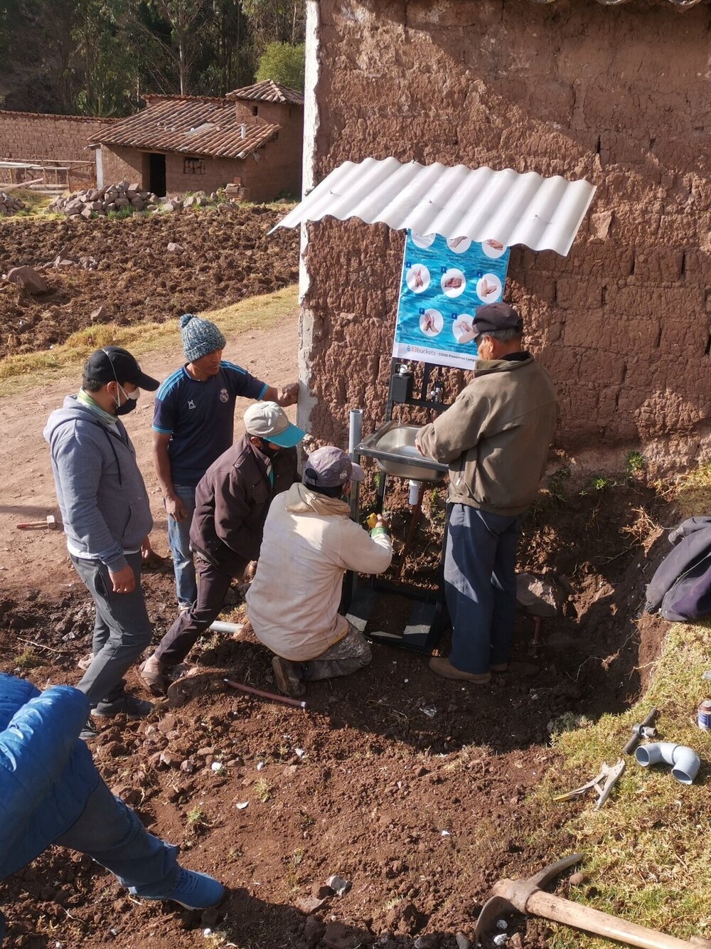  We work with community members to implement these clean water solutions. 