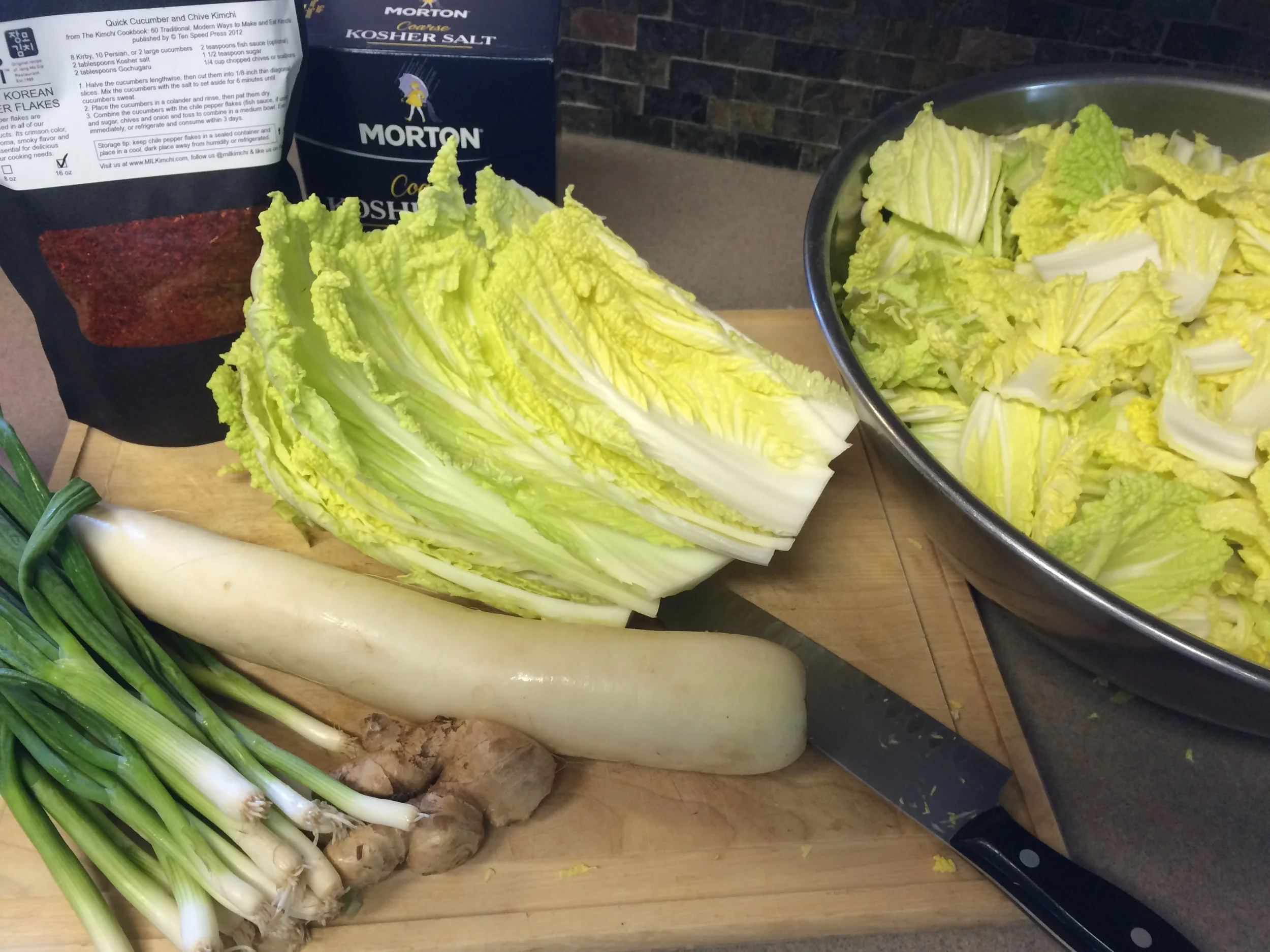 the beginning of Kimchi