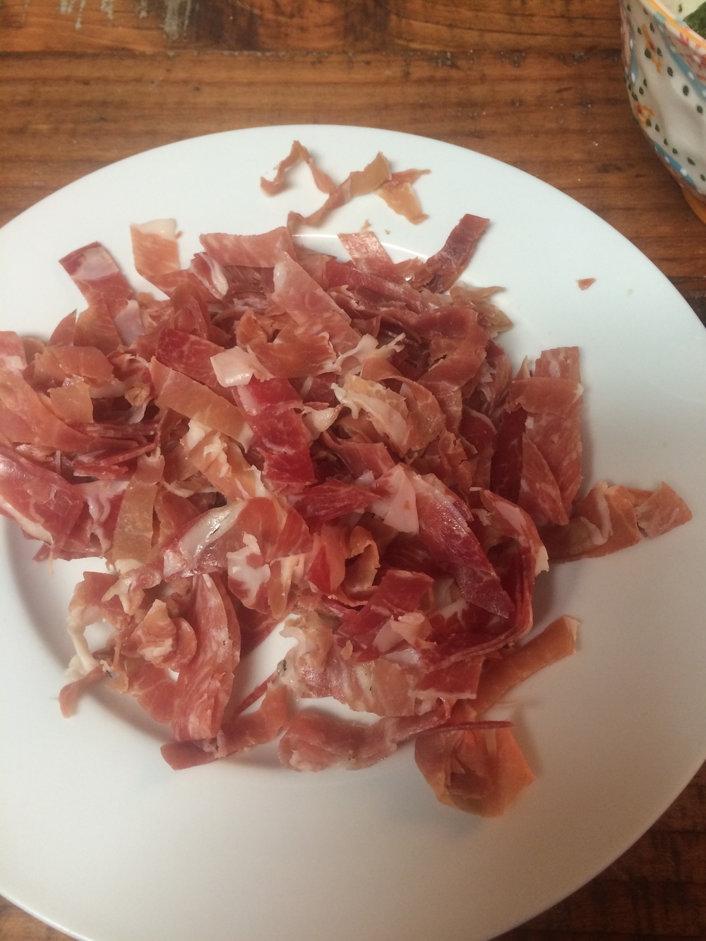 chopped salami and proscuitto