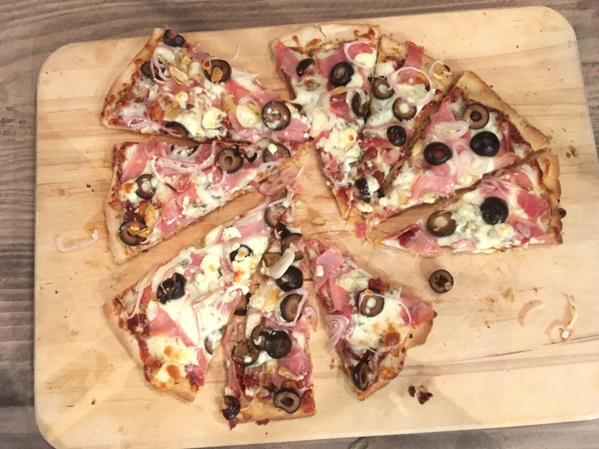 gluten free pizza slices