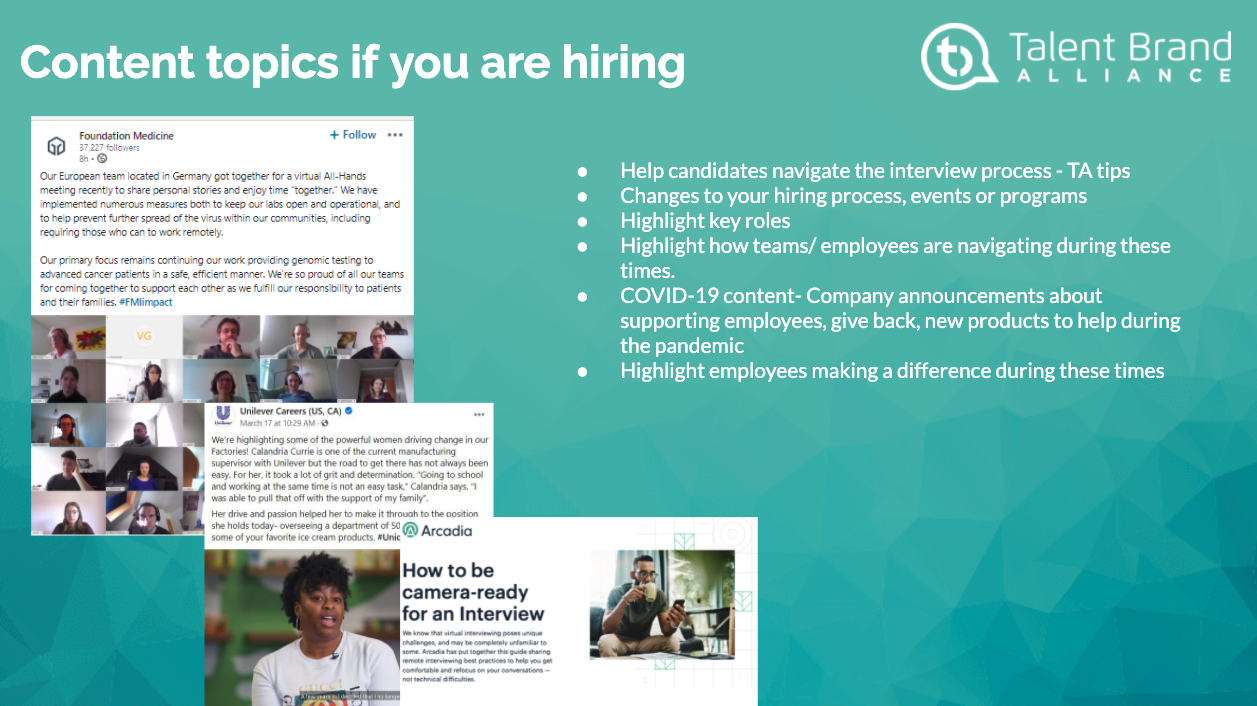 Ashley Walls (Arcadia) Shared her virtual interview guide: https://www.arcadia.com/img/arcadia-virtual-interviewing-guide.pdf