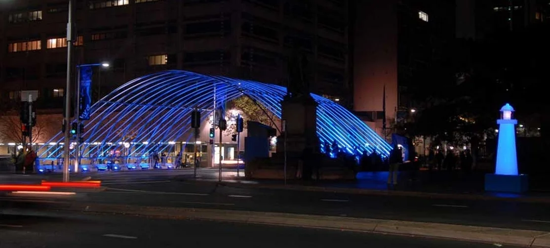 Macquarie Visions Arch VIVID Sydney